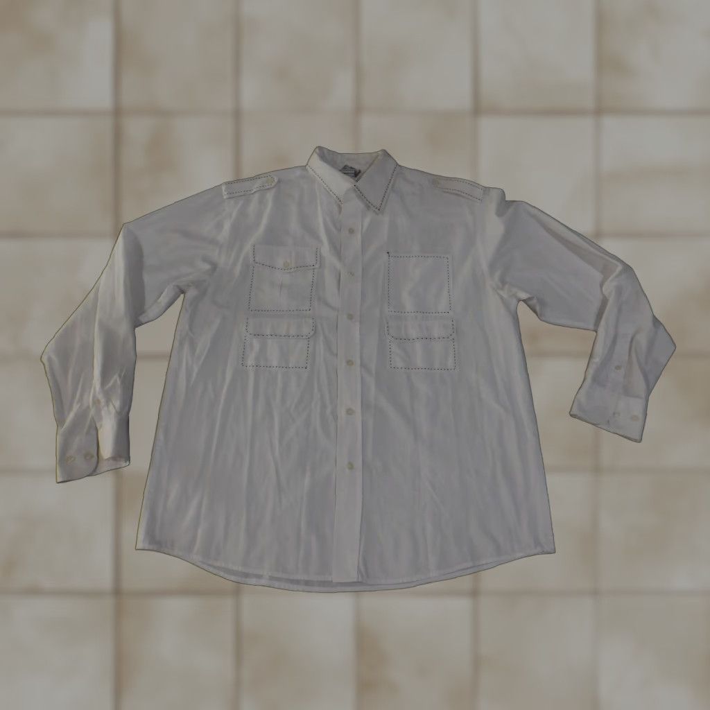 Avirex Avirex Shirt Mens XL Utility Button Up Epaulet Overshirt Safari Military Top Size US XL / EU 56 / 4 - 1 Thumbnail