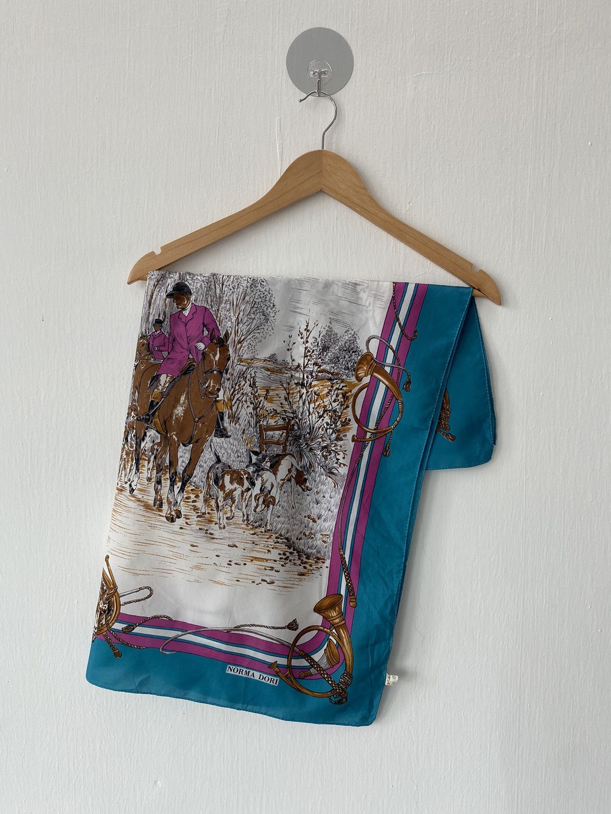image of Archival Clothing x Italian Designers Norma Dori Scarves in Blue, Women's