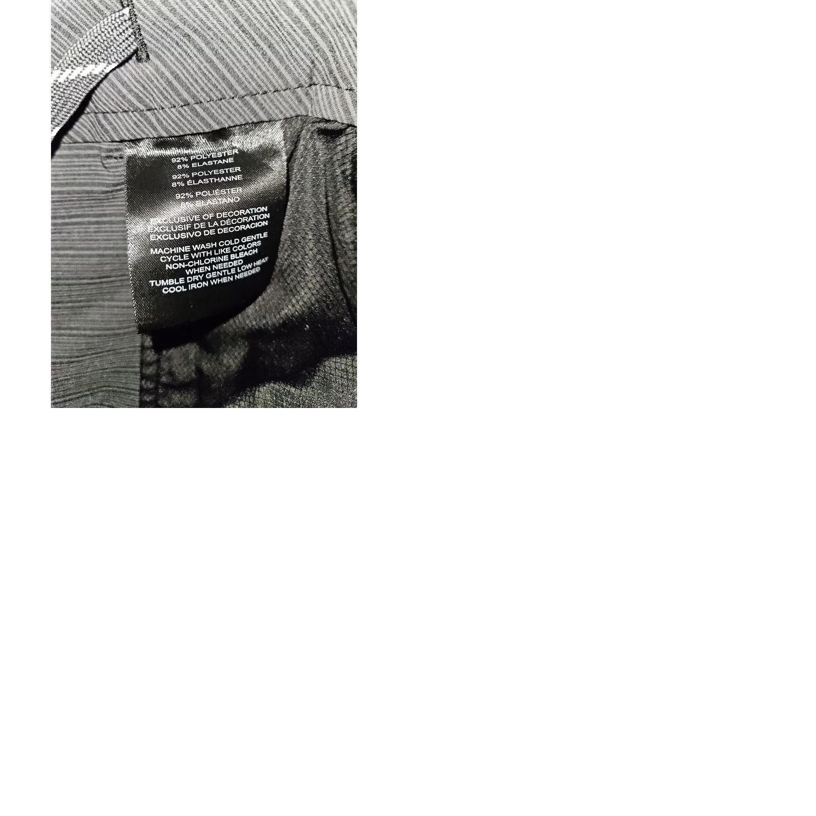 Hang Ten Hang Ten Board Shorts Men's 32 Gray Striped Low Rise Zip Pockets Beach Size US 32 / EU 48 - 9 Thumbnail
