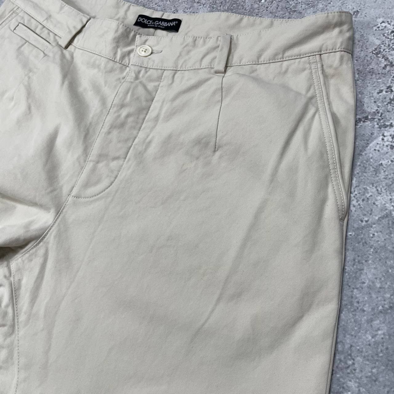 Dolce & Gabbana Dolce & Gabbana Chino Regular Fit Pants Beige Size EUR 46 Size US 32 / EU 48 - 7 Thumbnail