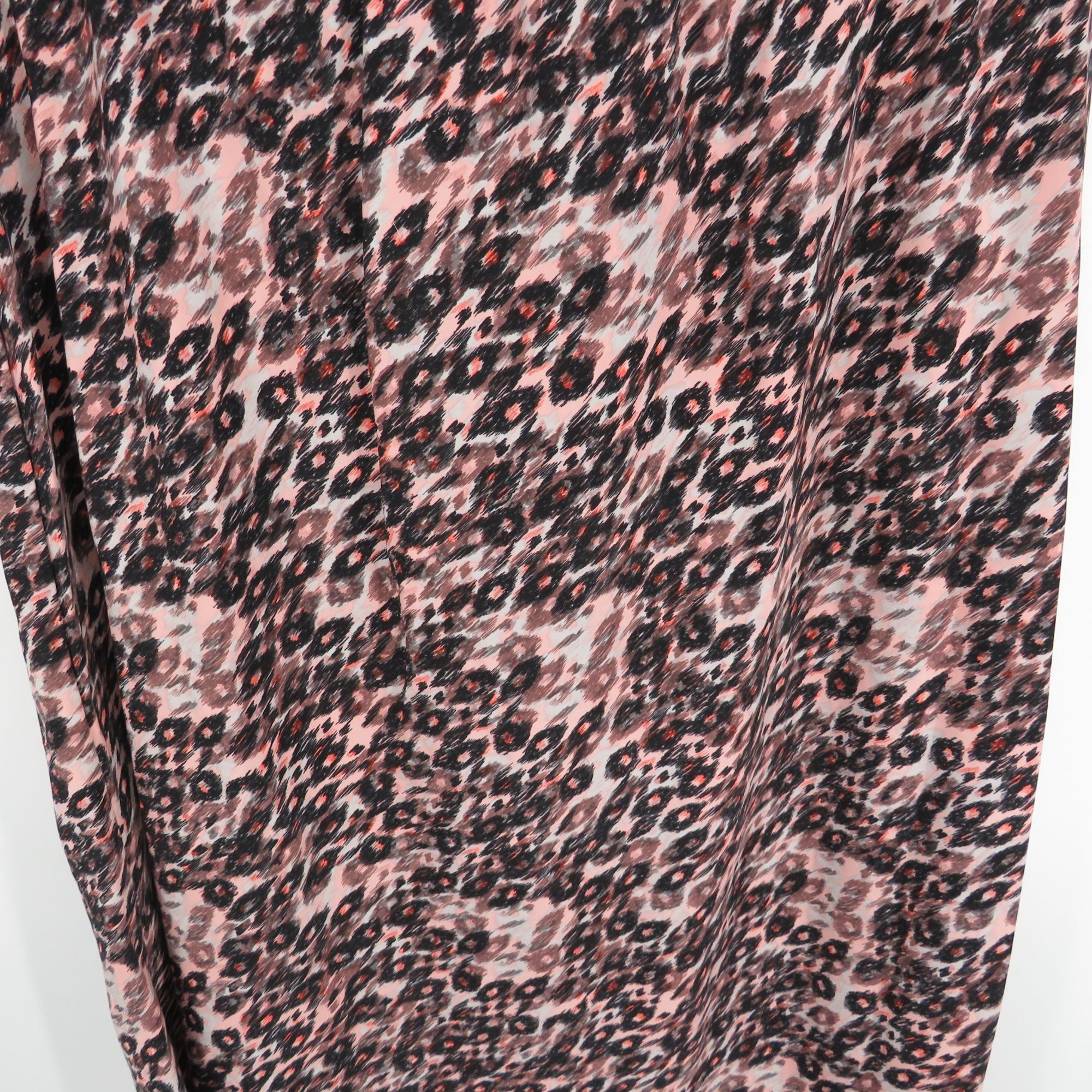Sanctuary Sanctuary Women's Leopard Print Midi Skirt 1X Elastic Waist Size 34" / US 12 / IT 48 - 4 Thumbnail