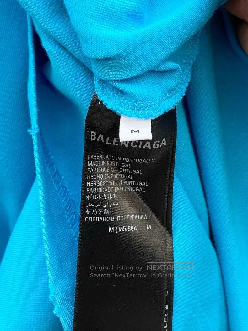 Balenciaga Balenciaga Ice crack Coke blue short sleeve T-shirt Size US M / EU 48-50 / 2 - 5 Thumbnail