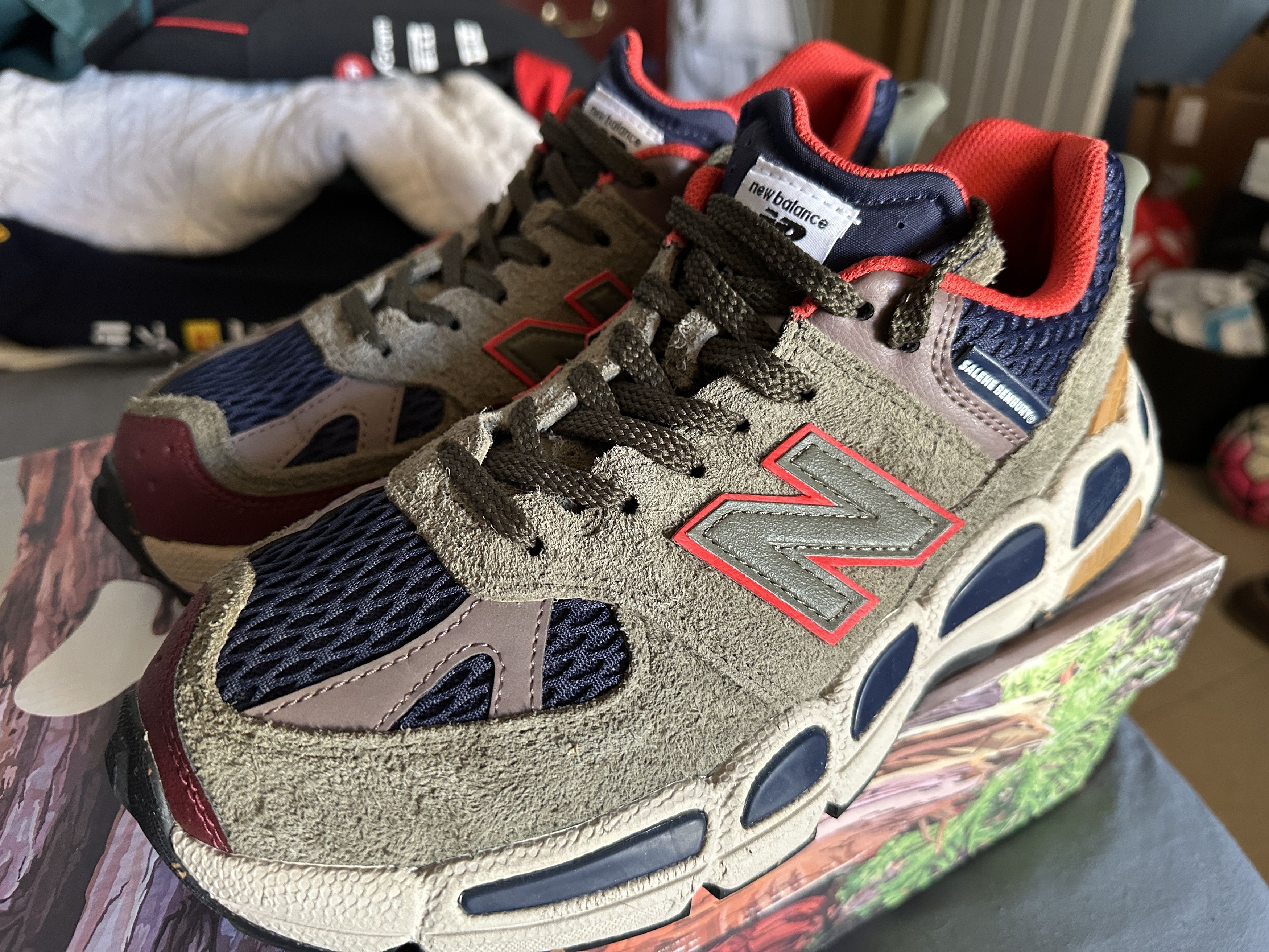 New Balance × Salehe Bembury New Balance 574 YURT size 11M Size US 11 / EU 44 - 4 Thumbnail
