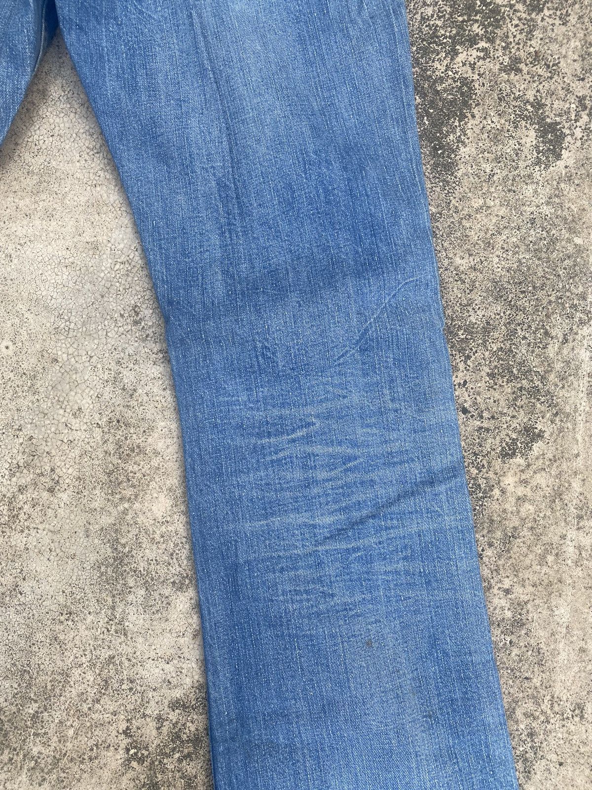 Japanese Brand Flare Jeans Earnest Sewn Distress Boot Cut Size US 31 - 18 Thumbnail