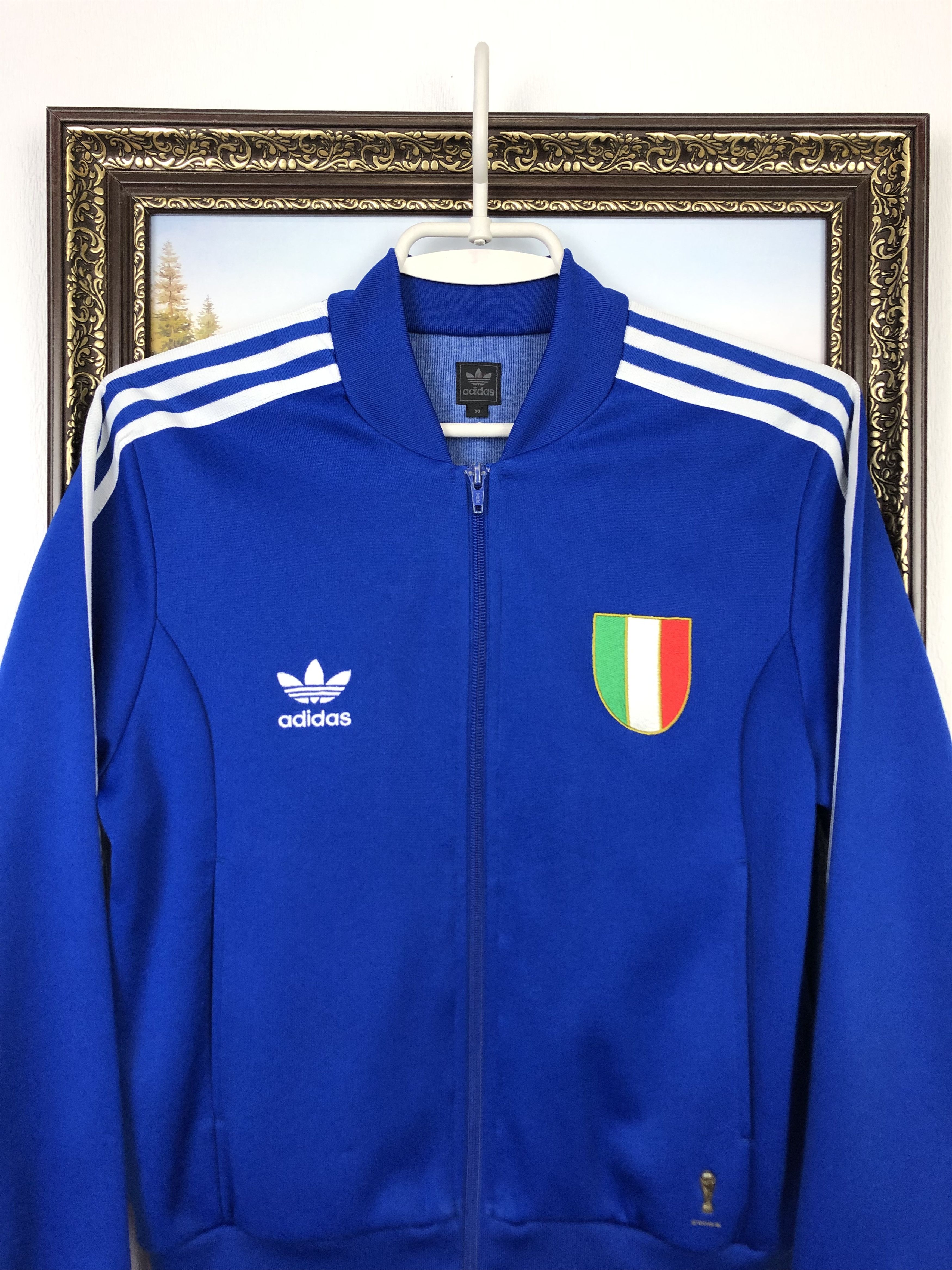 Adidas Vintage Adidas Originals Italy Woman Jacket Football Track Size M / US 6-8 / IT 42-44 - 2 Thumbnail