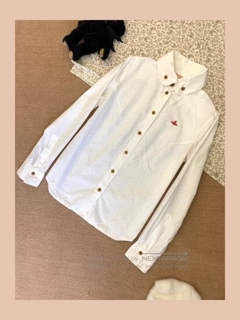 Vivienne Westwood Vivienne Westwood Polka dot long-sleeve shirt, spring and Size S / US 4 / IT 40 - 1 Thumbnail