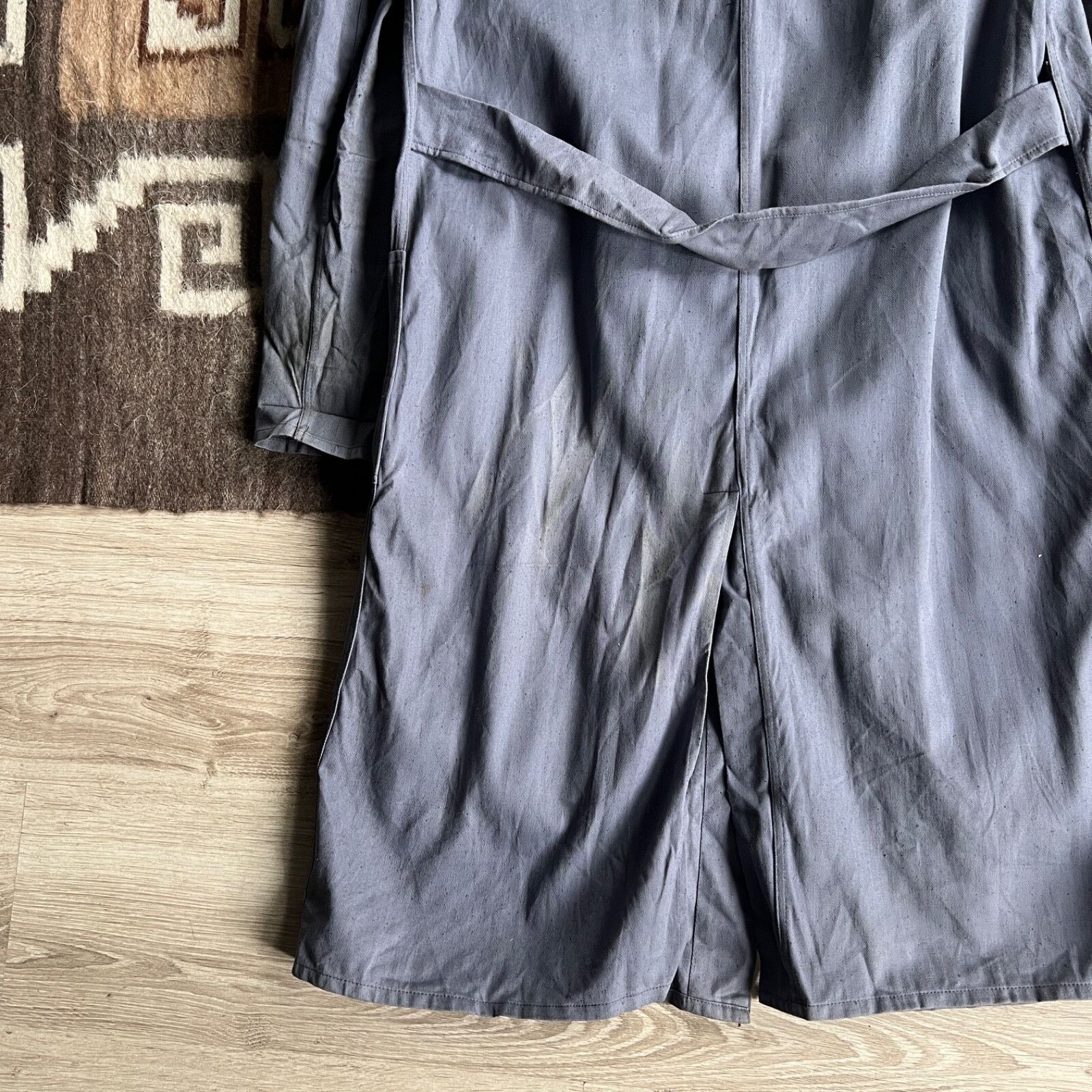 Le Laboureur Vintage French Workwear Distresed Chore Utility Jacket 8838A Size US L / EU 52-54 / 3 - 6 Thumbnail