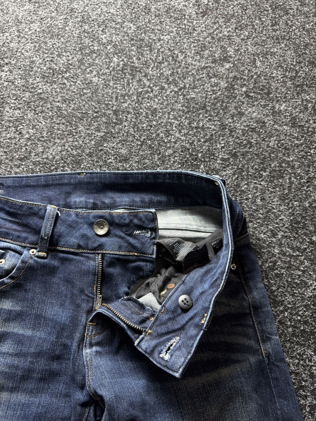 G-Star Y2K G-Star RAW Midge Cody Mid Skinny Jeans Distressed Wash Size 28" / US 6 / IT 42 - 11 Thumbnail