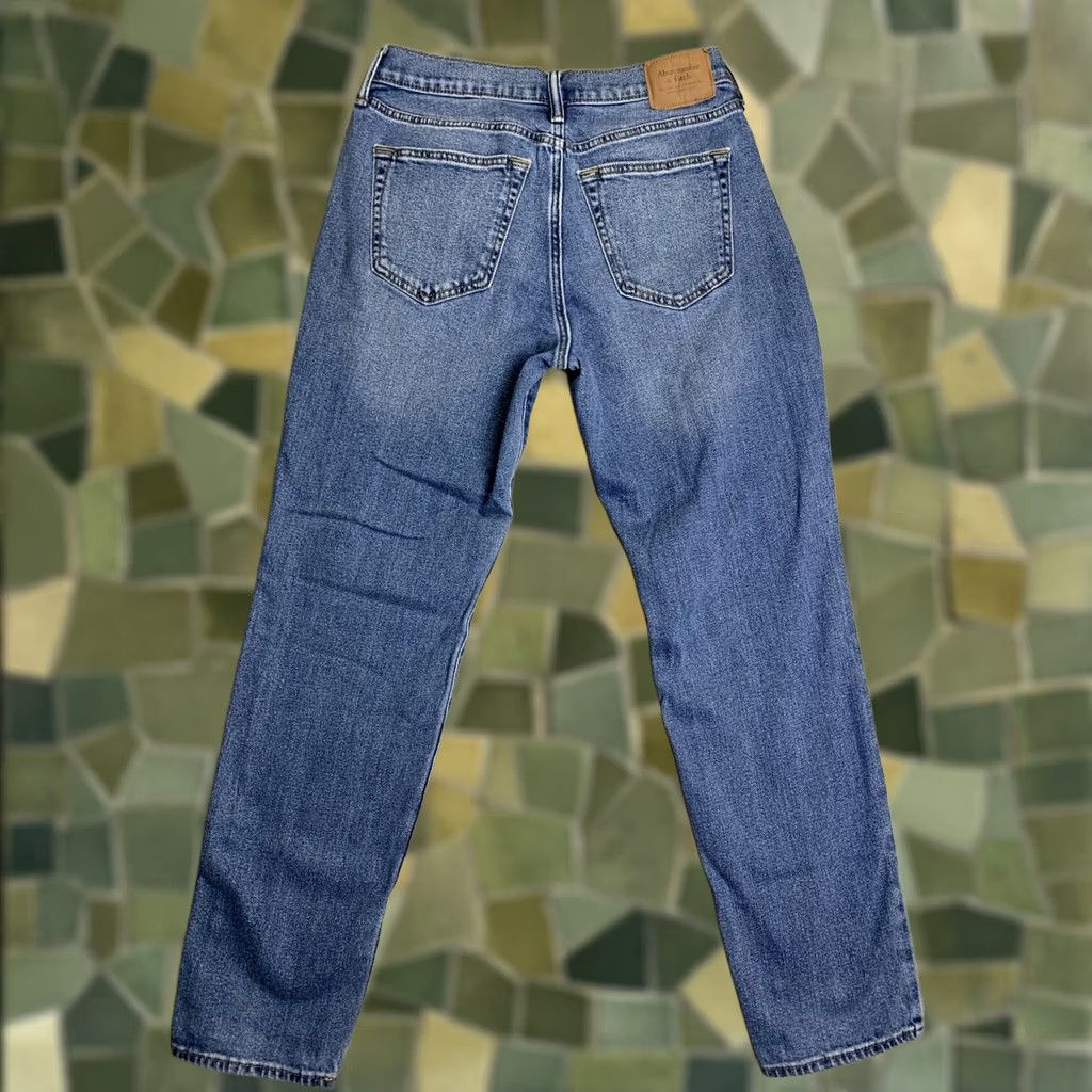 Abercrombie & Fitch Abercrombie & Fitch Jeans Men Slim Athletic 30x32 Blue Distressed 5-Pocket Zipper Button Size US 30 / EU 46 - 1 Thumbnail