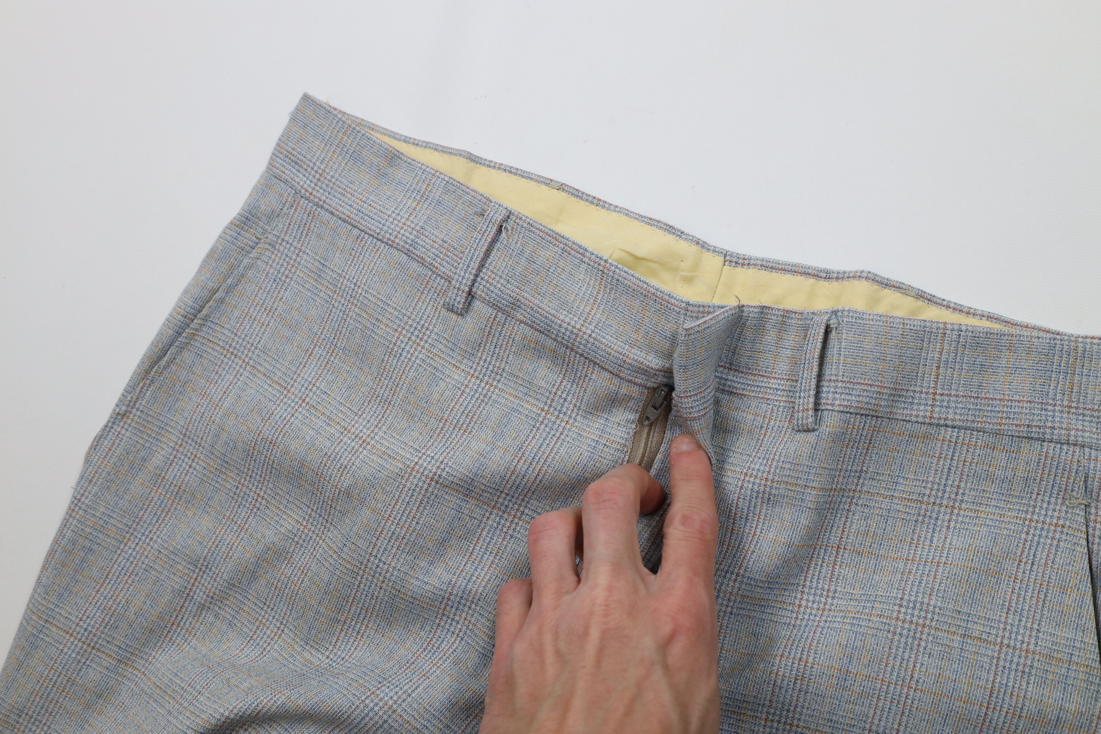 Vintage Vintage 70s Streetwear Houndstooth Bell Bottoms Pants US Size US 34 / EU 50 - 7 Thumbnail