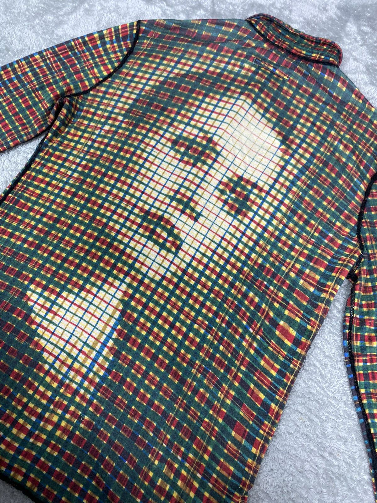 Jean Paul Gaultier Jean Paul Gaultier Homme Face Checked Mesh Plaids Size US S / EU 44-46 / 1 - 14 Thumbnail