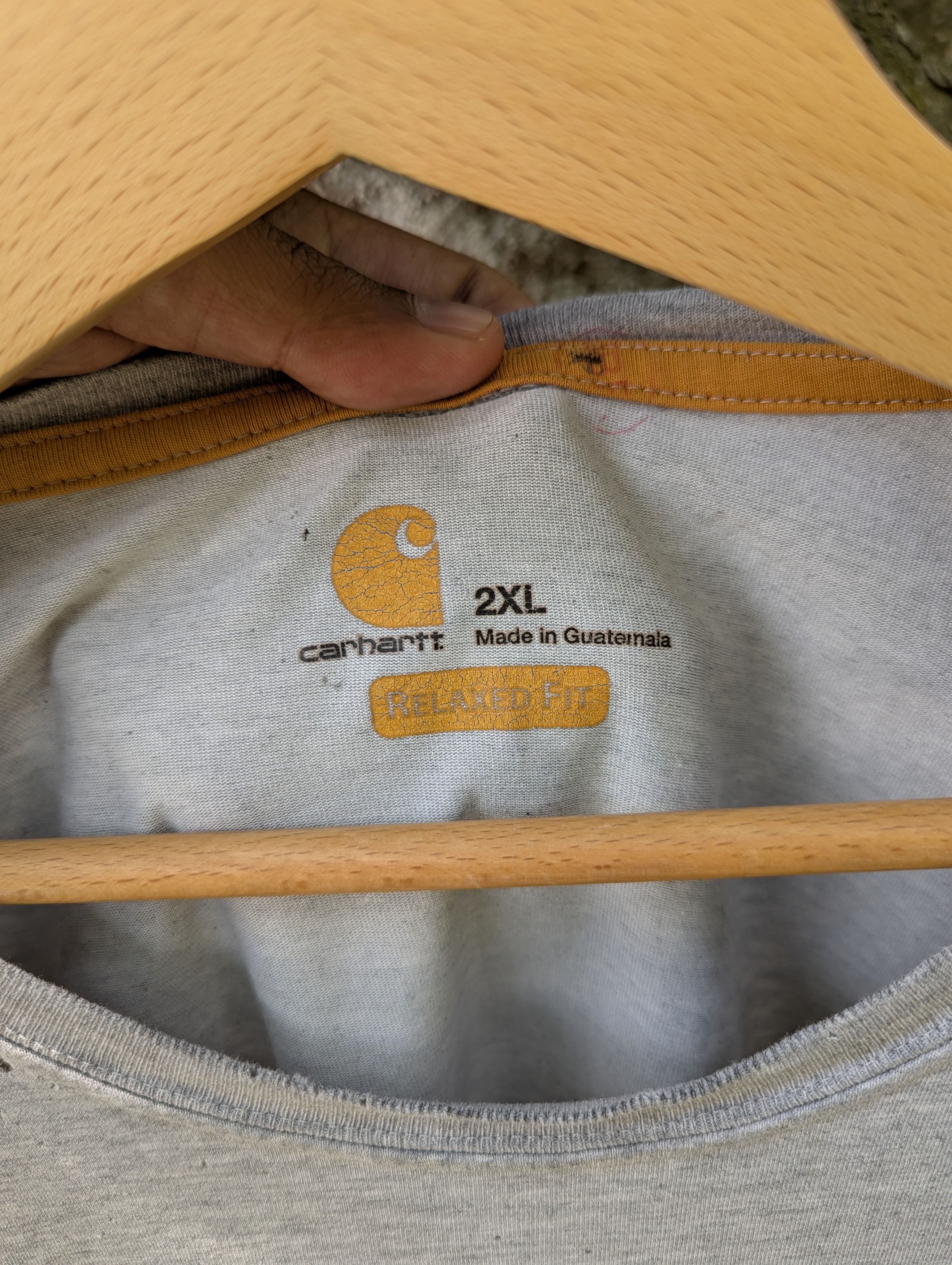 Carhartt Thrashed Carhartt Sunfaded Tshirt Size US XXL / EU 58 / 5 - 5 Thumbnail