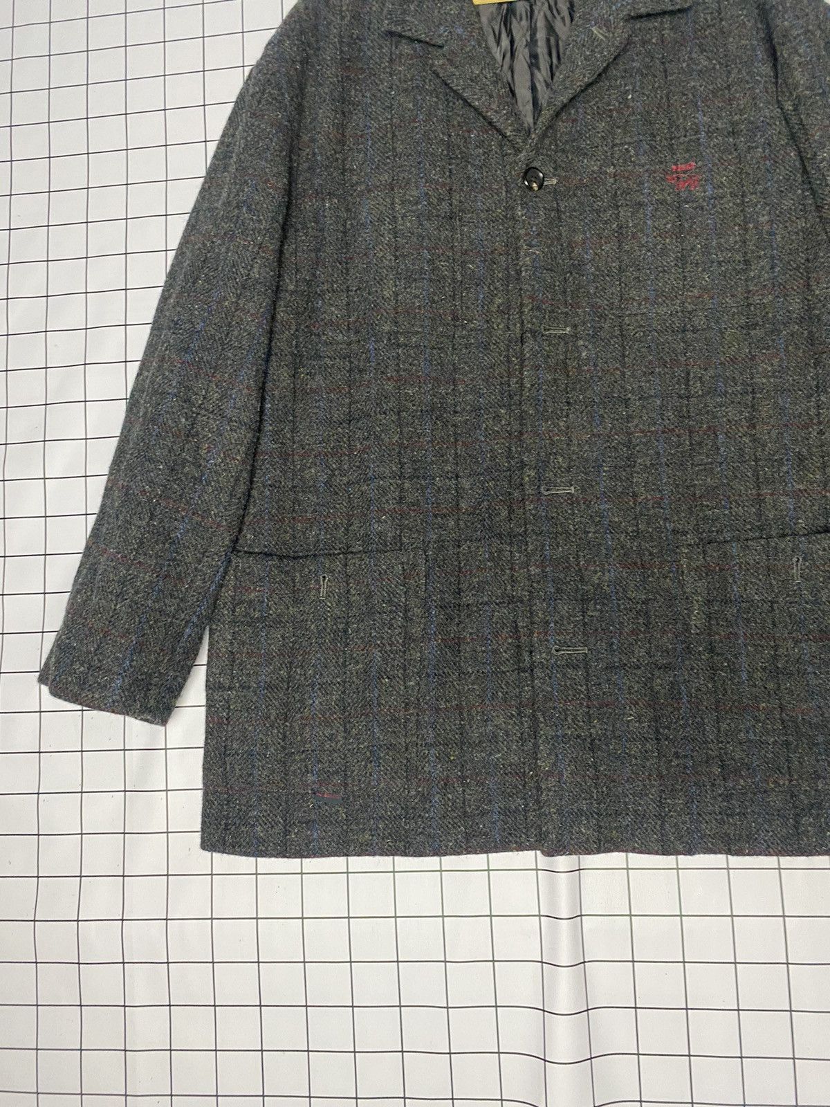 Harris Tweed Vintage Papas Hand Woven Harris Tweed Wool Jacket Size US L / EU 52-54 / 3 - 5 Thumbnail