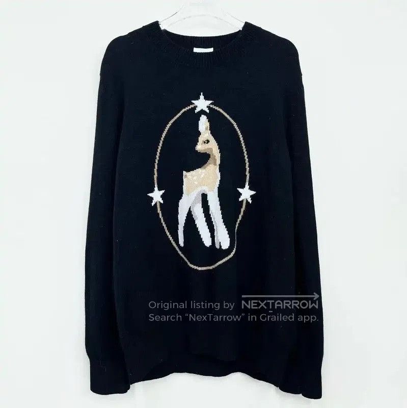 Burberry Burberry Black Knit Sweater with Graphic Design. Size M / US 6-8 / IT 42-44 - 1 Thumbnail