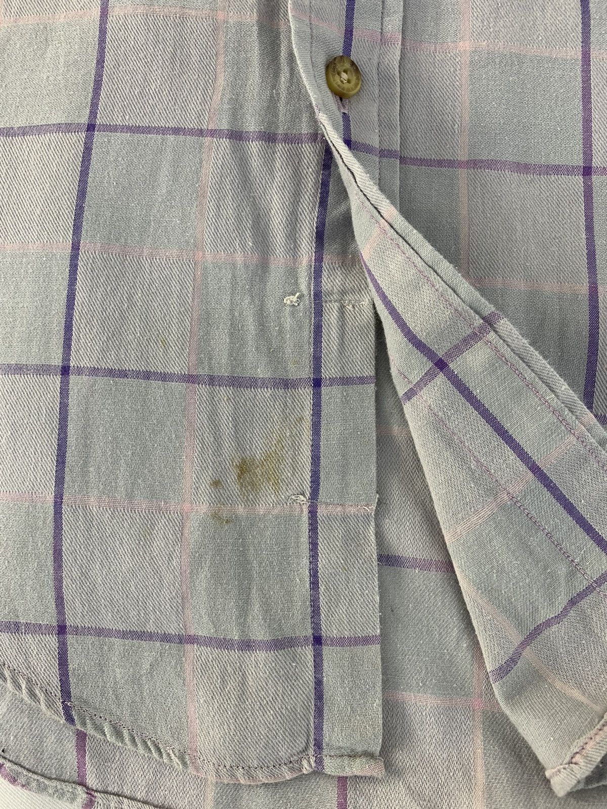 Yves Saint Laurent Vintage YSL Saint Laurent Menswear Checked Button Up Shirt Size US M / EU 48-50 / 2 - 13 Thumbnail