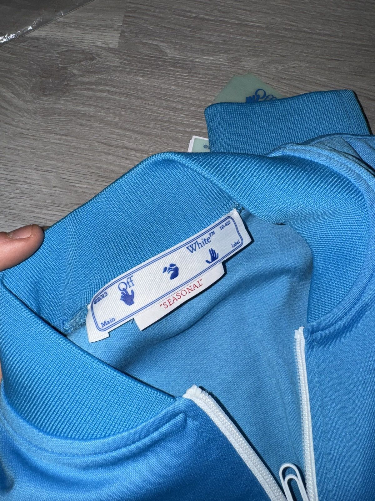 Off-White Off white single arrow track jacket blue Size US XS / EU 42 / 0 - 8 Thumbnail
