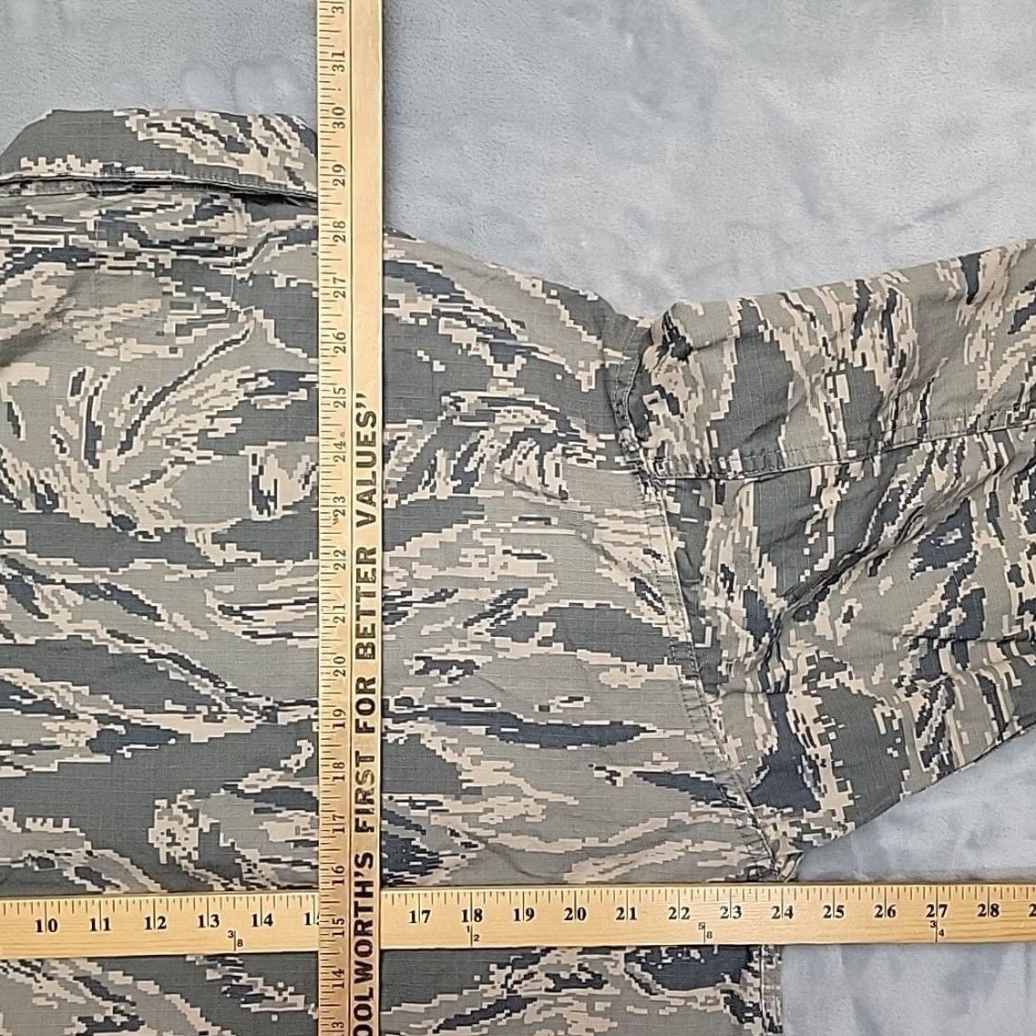 Propper US Air Force ABU Camo Jacket Mens 44R Tiger Stripe Digital Military Coat BDU Shirt Size US S / EU 44-46 / 1 - 4 Thumbnail