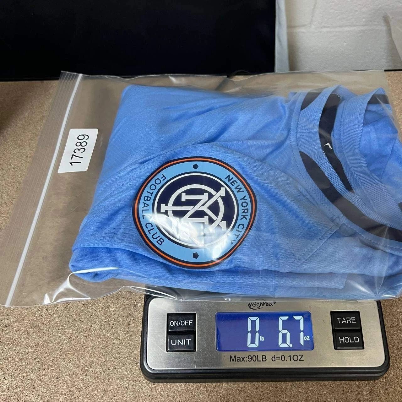 Other New York City FC Shirt Men Blue Short Sleeve Crew Neck New L Size US L / EU 52-54 / 3 - 7 Thumbnail