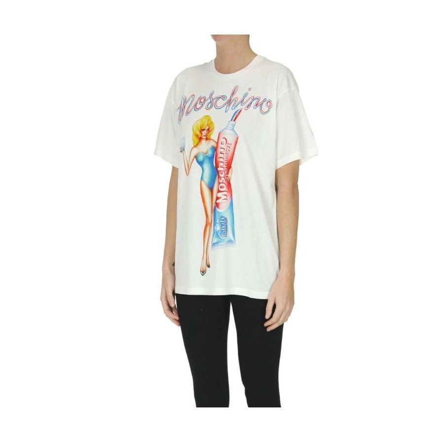 Moschino AW19 Moschino Jeremy Scott Toothpaste Oversized T-shirt Tee Size XS / US 0-2 / IT 36-38 - 6 Thumbnail