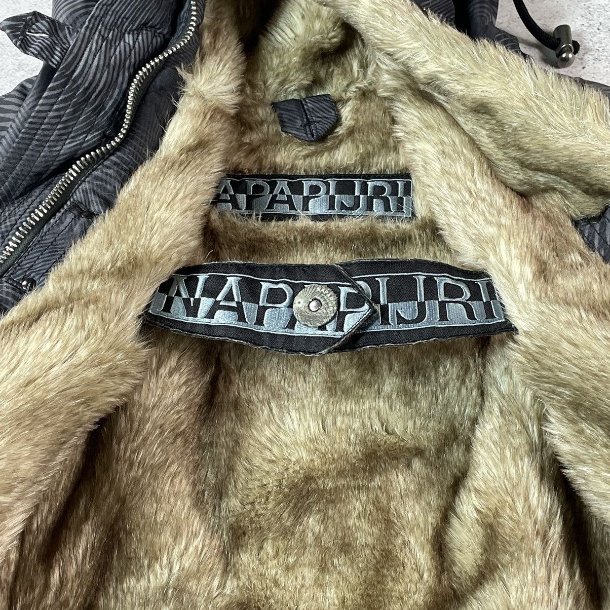 If Six Was Nine × Japanese Brand × Napapijri Avant Garde Opium Y2K Faux Fur Jacket Rick Owens Carti Style Size S / US 4 / IT 40 - 18 Thumbnail