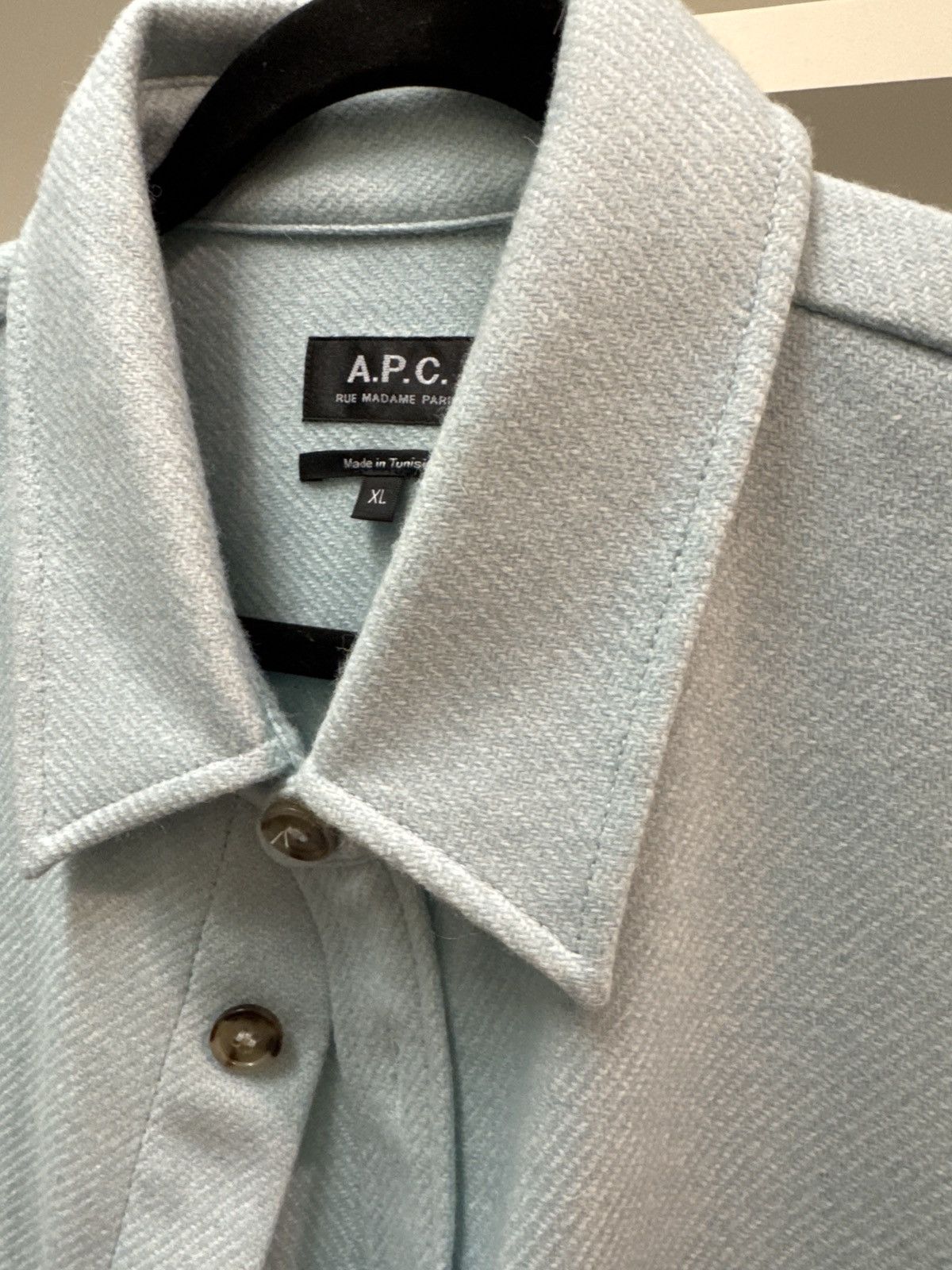 A.P.C. Blue APC over shirt Size US XL / EU 56 / 4 - 3 Thumbnail