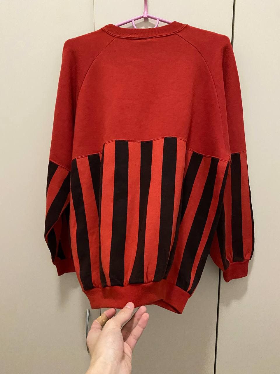 Vintage AC Milan 1990 1991 Le Felpe Dei Grandi M Pullover Jumper Size US L / EU 52-54 / 3 - 9 Thumbnail