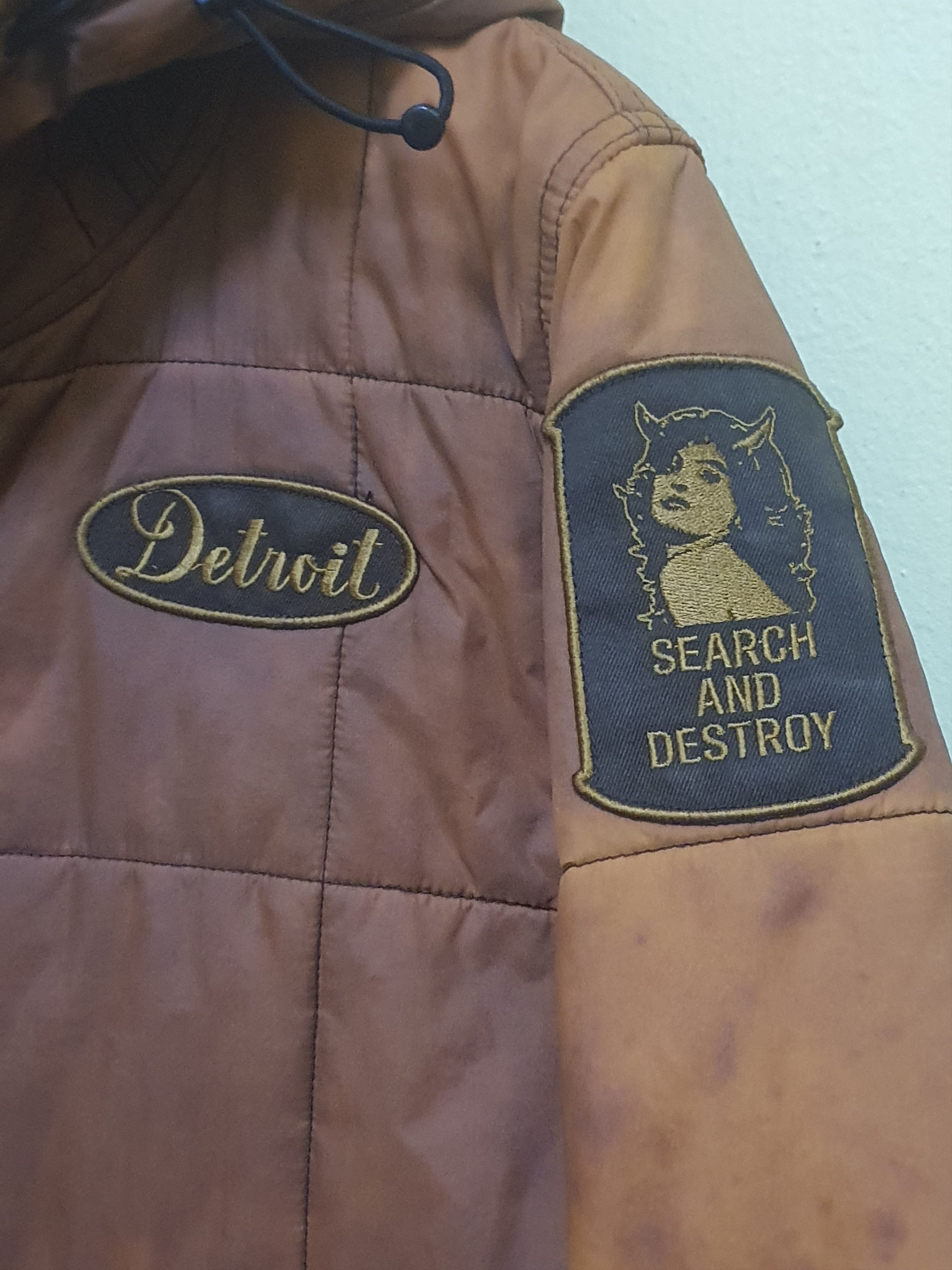 Hysteric Glamour Hysteric Glamour (washed-out) patchwork hooded light jacket Size US XS / EU 42 / 0 - 5 Thumbnail