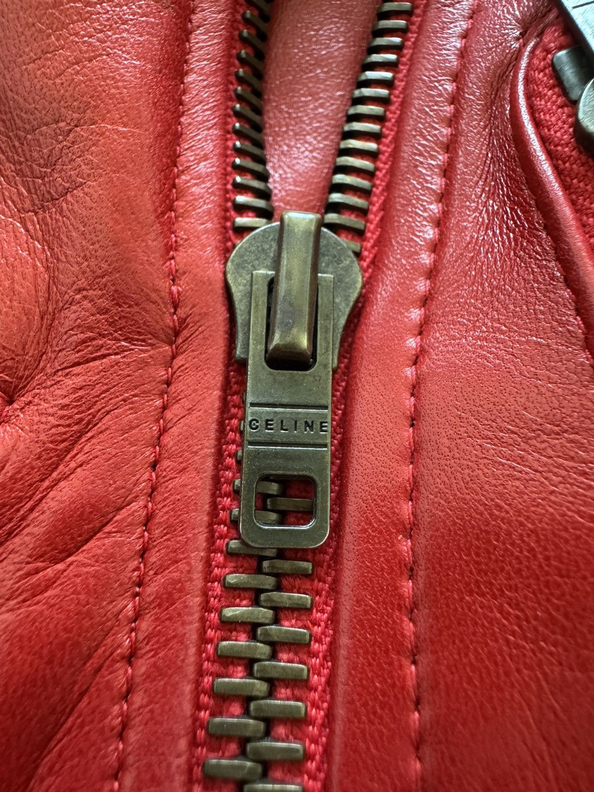 Celine Celine leather biker jacket Size XS / US 0-2 / IT 36-38 - 15 Thumbnail