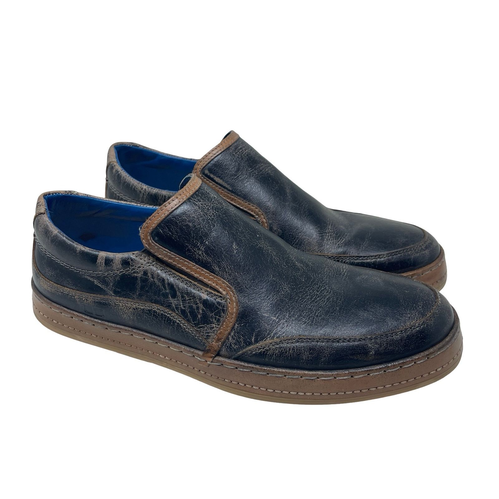 Bed Stu Bed Stu Freestyle Leather Loafer Sneake Black Lux Tan Rustic Size US 10.5 / EU 43-44 - 1 Thumbnail