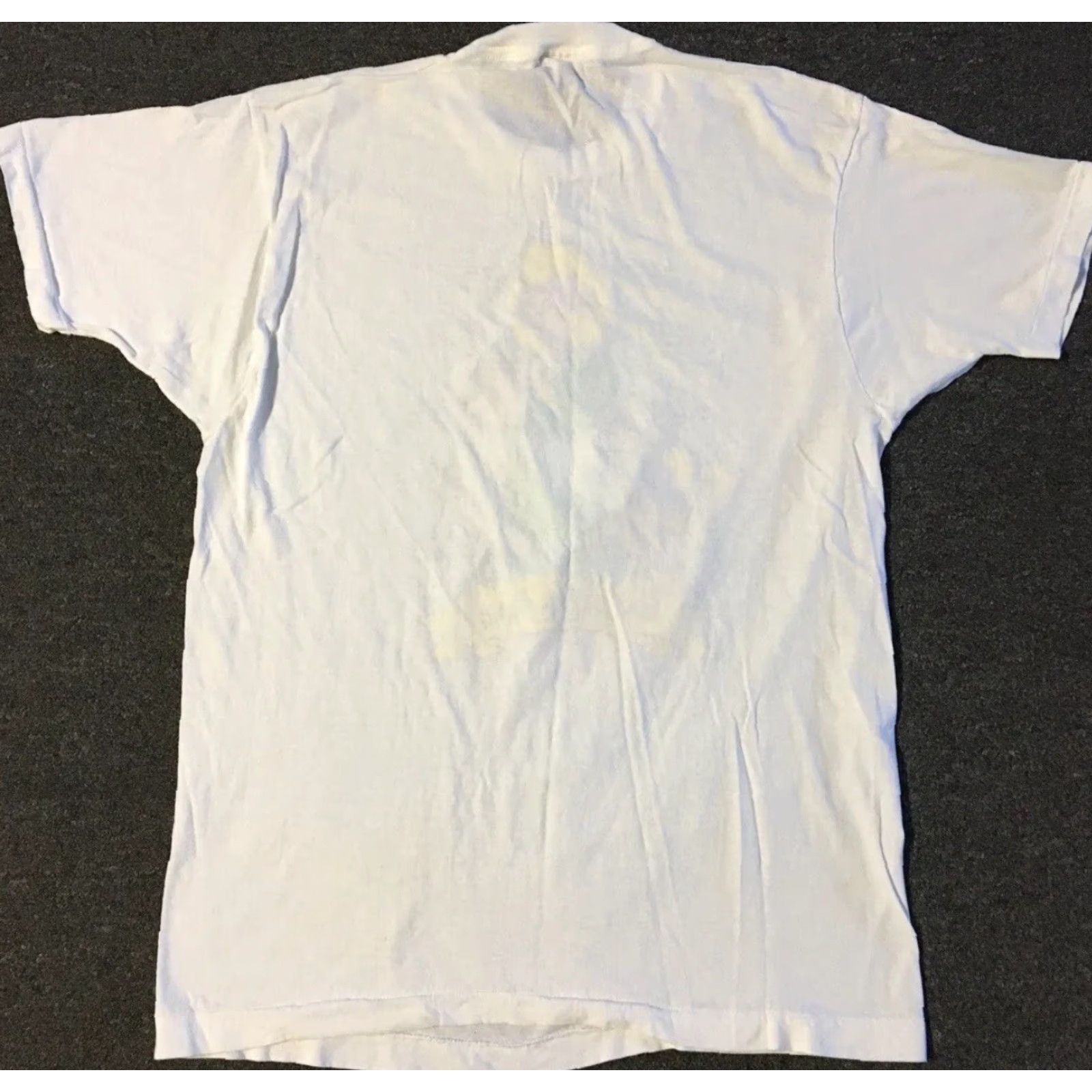 Vintage VINTAGE Anatomy Of Mom T-Shirt L USA White 90s 80s Funny Cartoon Dad Son Grunge Single Stitch USA Humor Joke Graphic Tee Mens Boys Size US L / EU 52-54 / 3 - 5 Thumbnail