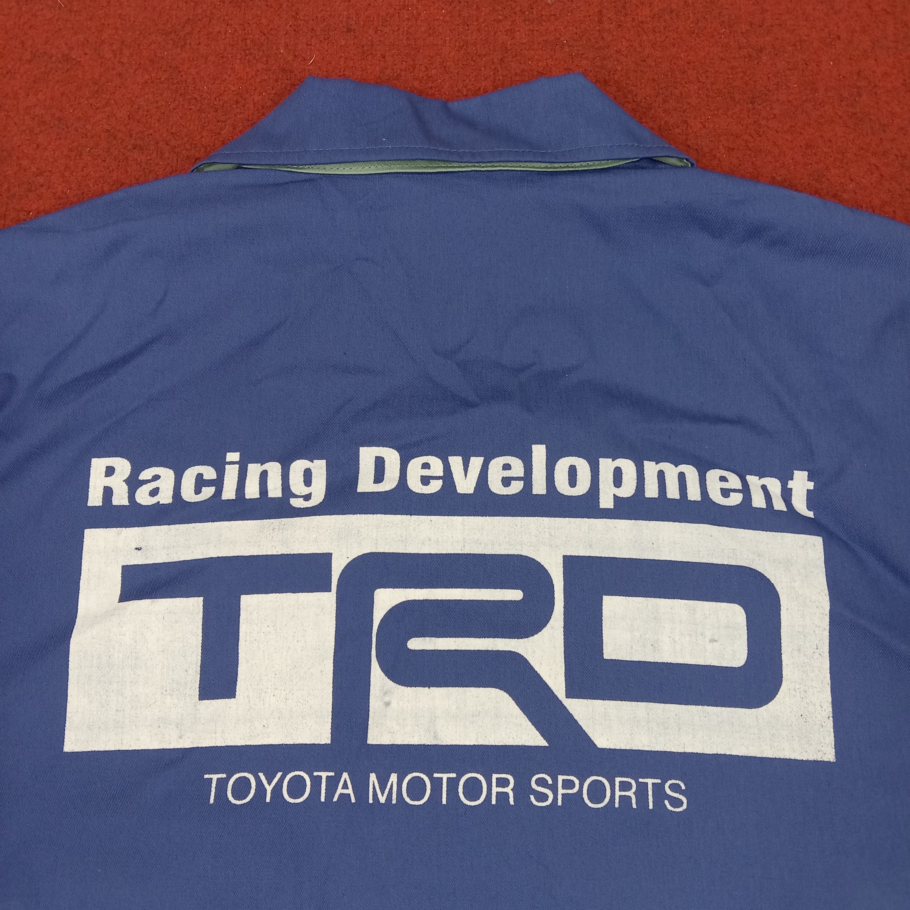 Japanese Brand TRD Toyota Motorsports Racing Workwear Style Custom Jacket Size US M / EU 48-50 / 2 - 2 Thumbnail