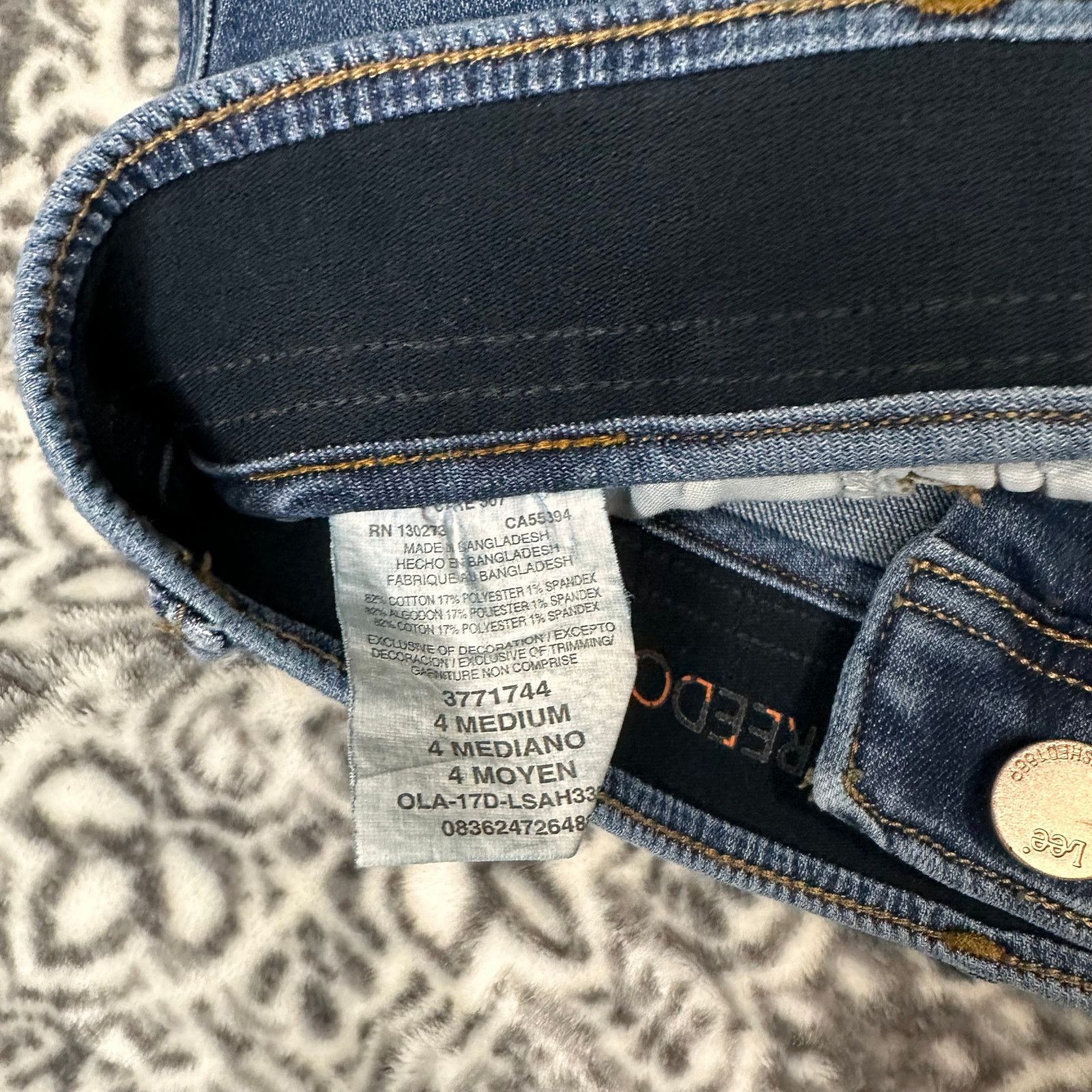 Lee Lee Total Freedom y2k Midi Denim Shorts Size 4 Medium Size 27" / US 4 / IT 40 - 6 Thumbnail