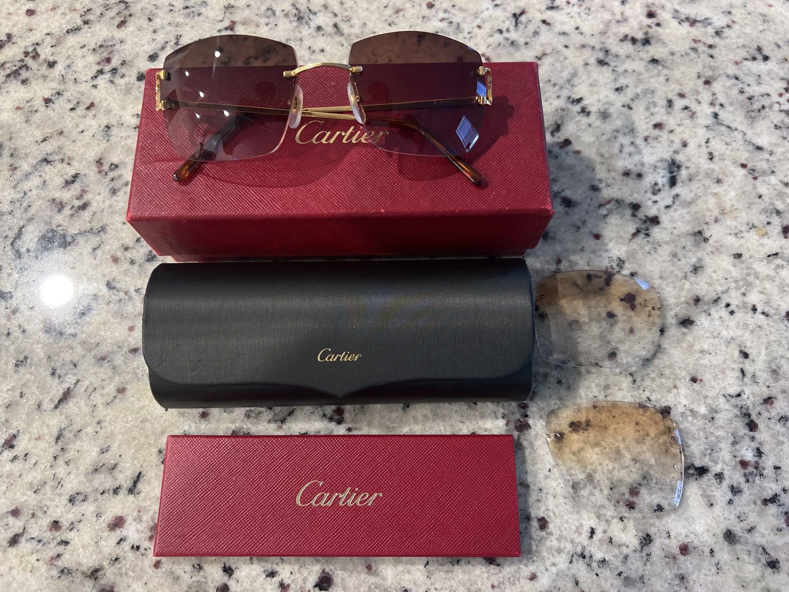 Straight back cartier glasses sales