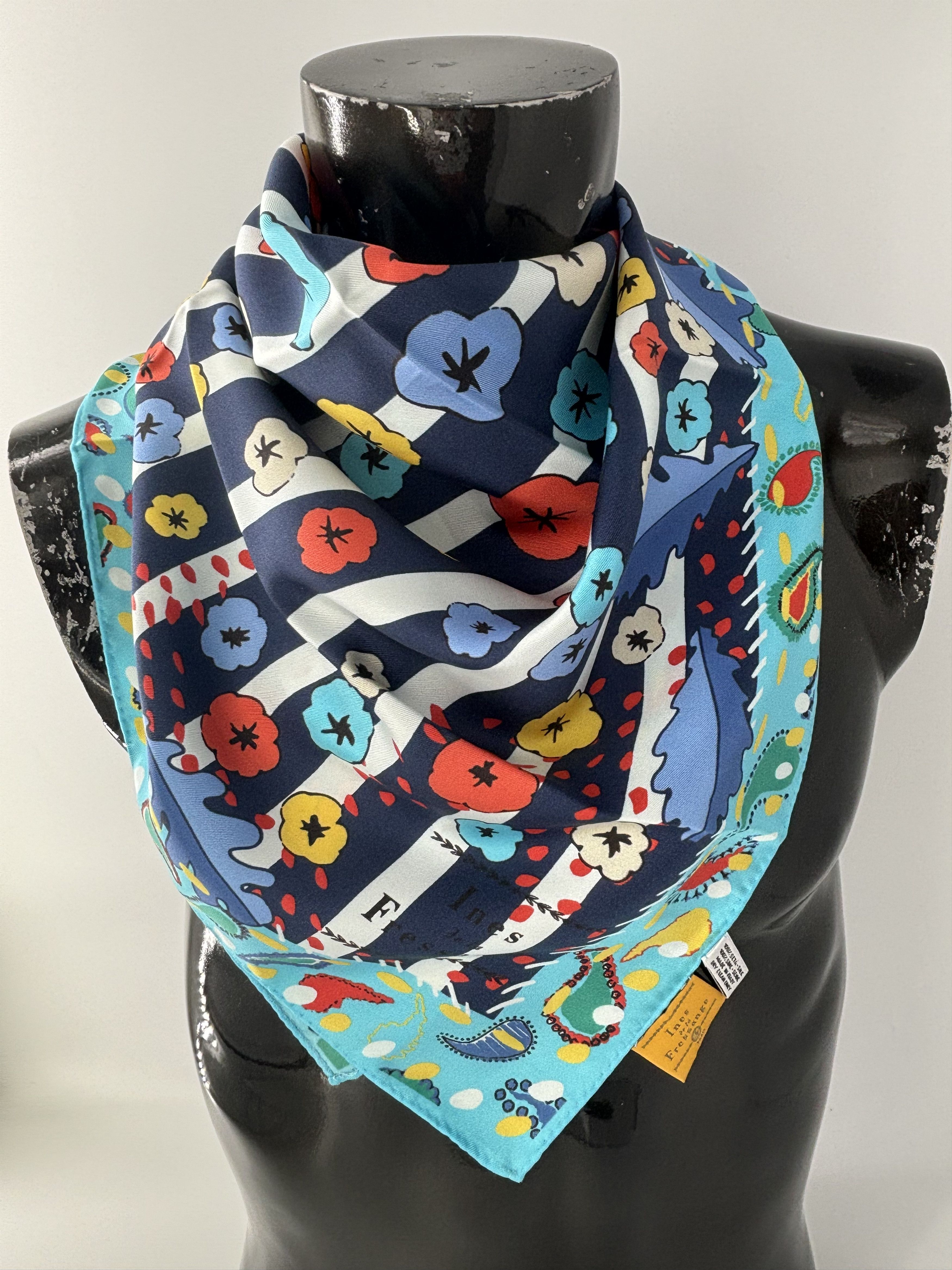Other Silk scarf Ines De La Fressange Size ONE SIZE - 3 Thumbnail