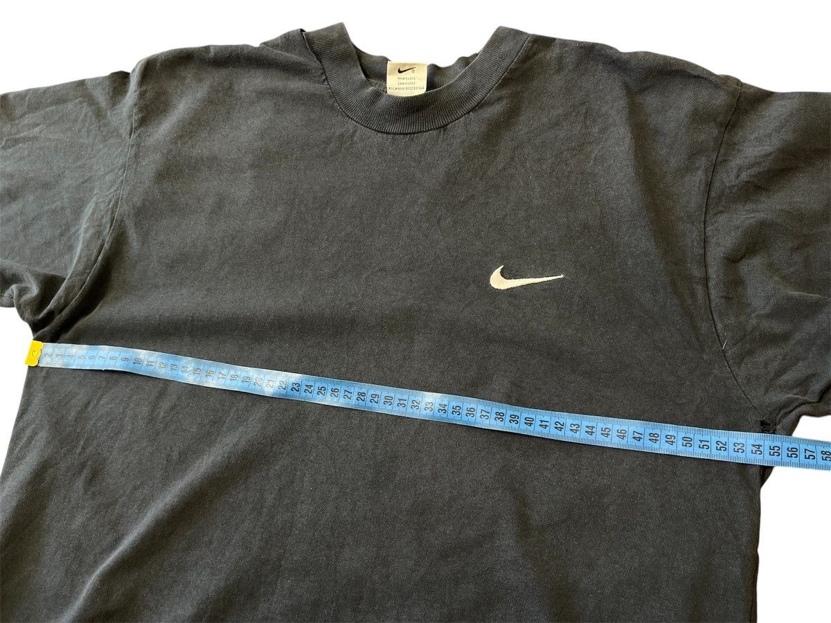 Nike × Vintage Vintage Nike Shirt Faded Black Swoosh Logo | Made in Turkey Size US M / EU 48-50 / 2 - 12 Thumbnail