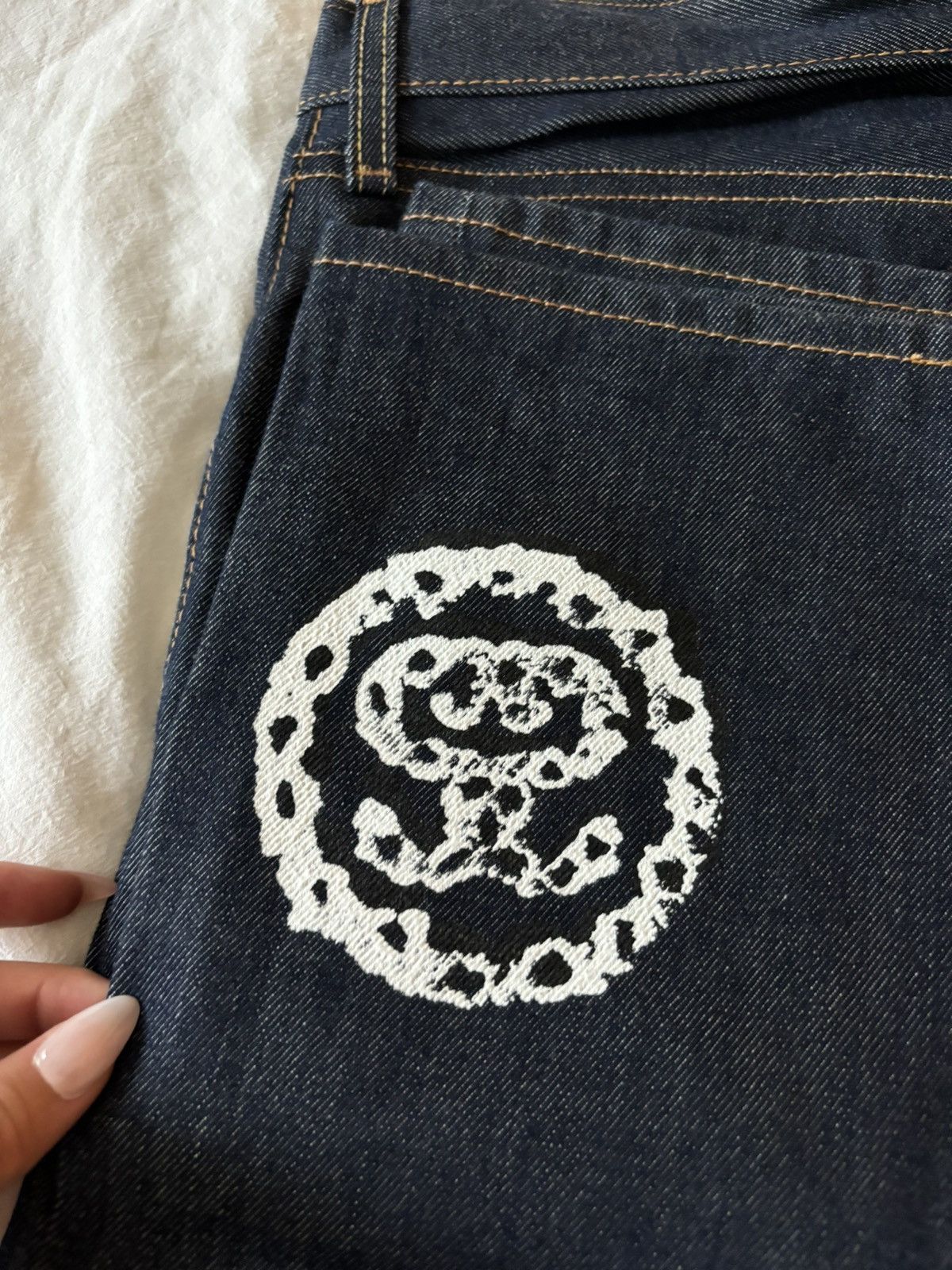 DENIM TEARS × Levi's × Stussy Stussy x Denim Tears Levi’s Raw Selvedge Denim Size US 32 / EU 48 - 4 Thumbnail