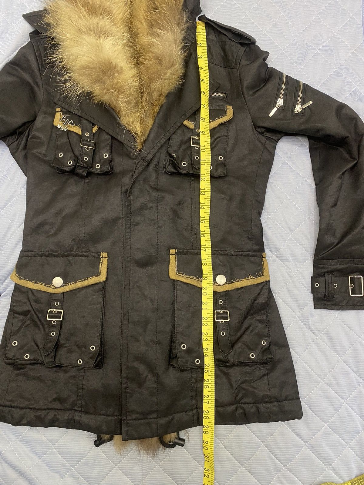 Seditionaries × Tornado Mart (P) ARCHIVE💥TORNADO MART BONDAGE WAXED FUR JACKET Size M / US 6-8 / IT 42-44 - 19 Thumbnail