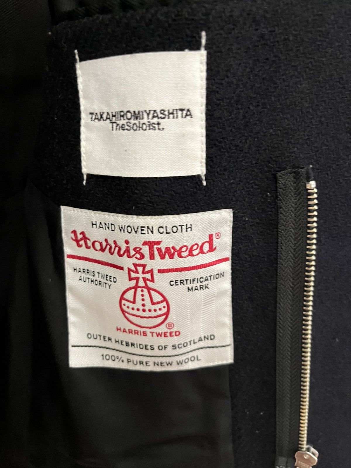 Takahiromiyashita The Soloist. Aw20 sample Harris tweed overcoat 1 of 1 Size US M / EU 48-50 / 2 - 8 Thumbnail
