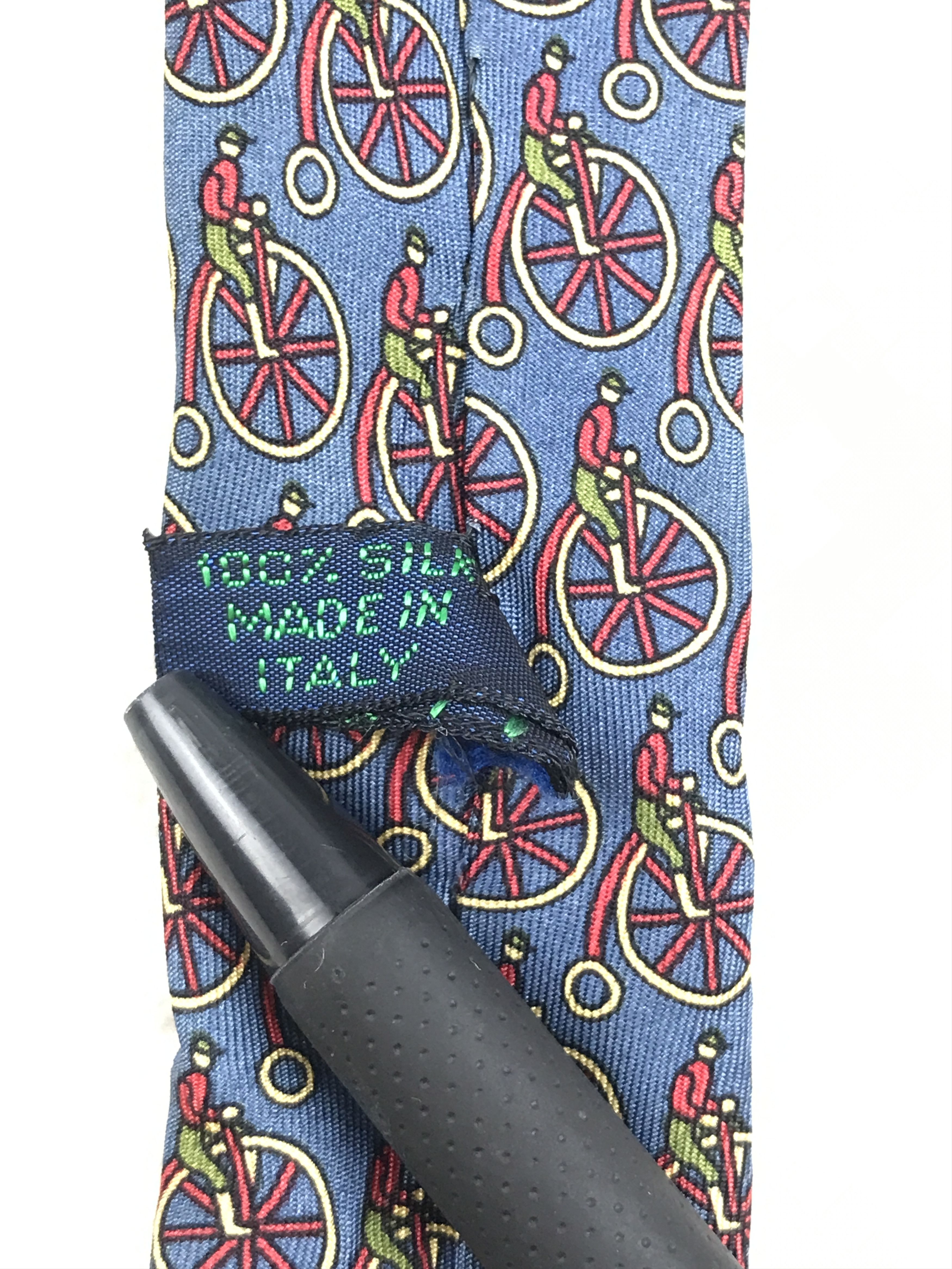 Vintage Vintage Fabio Ferretti Silk Necktie Size ONE SIZE - 7 Thumbnail