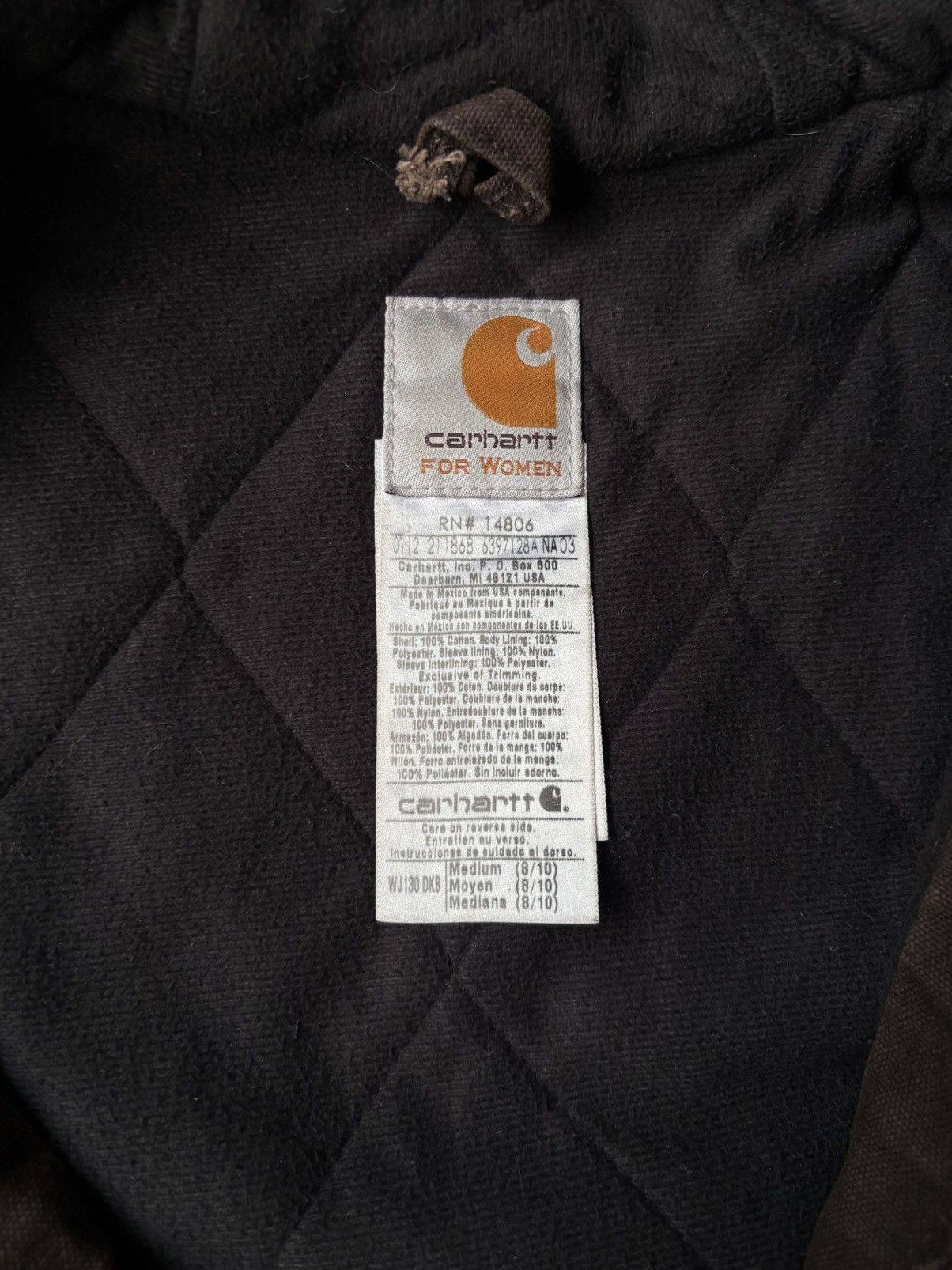 Carhartt faded carhartt active jacket WJ130 size Medium🤎 Size US M / EU 48-50 / 2 - 5 Thumbnail