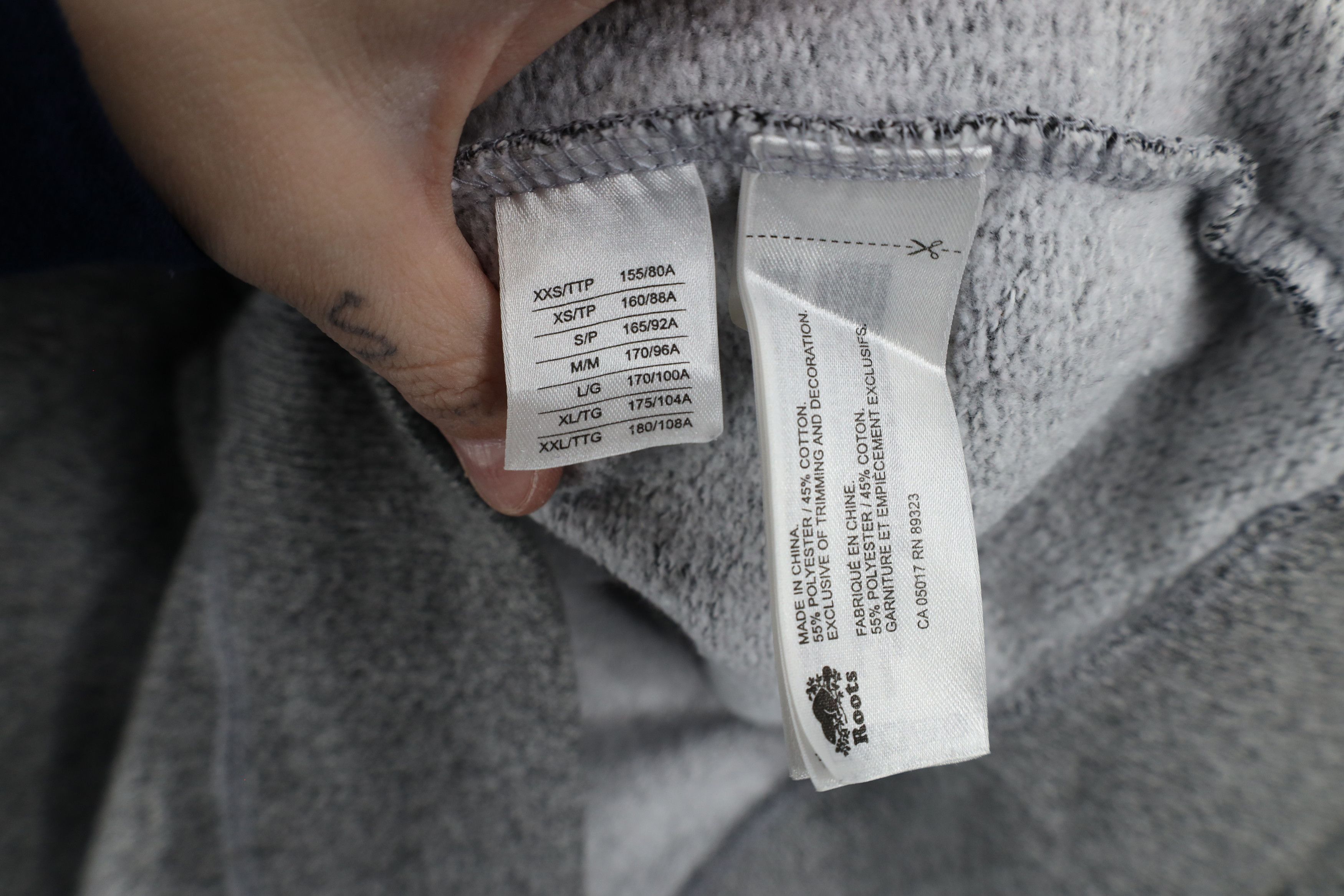 Roots × Vintage Vintage Roots Canada Heavyweight Hoodie Sweatshirt Gray Size US L / EU 52-54 / 3 - 10 Thumbnail