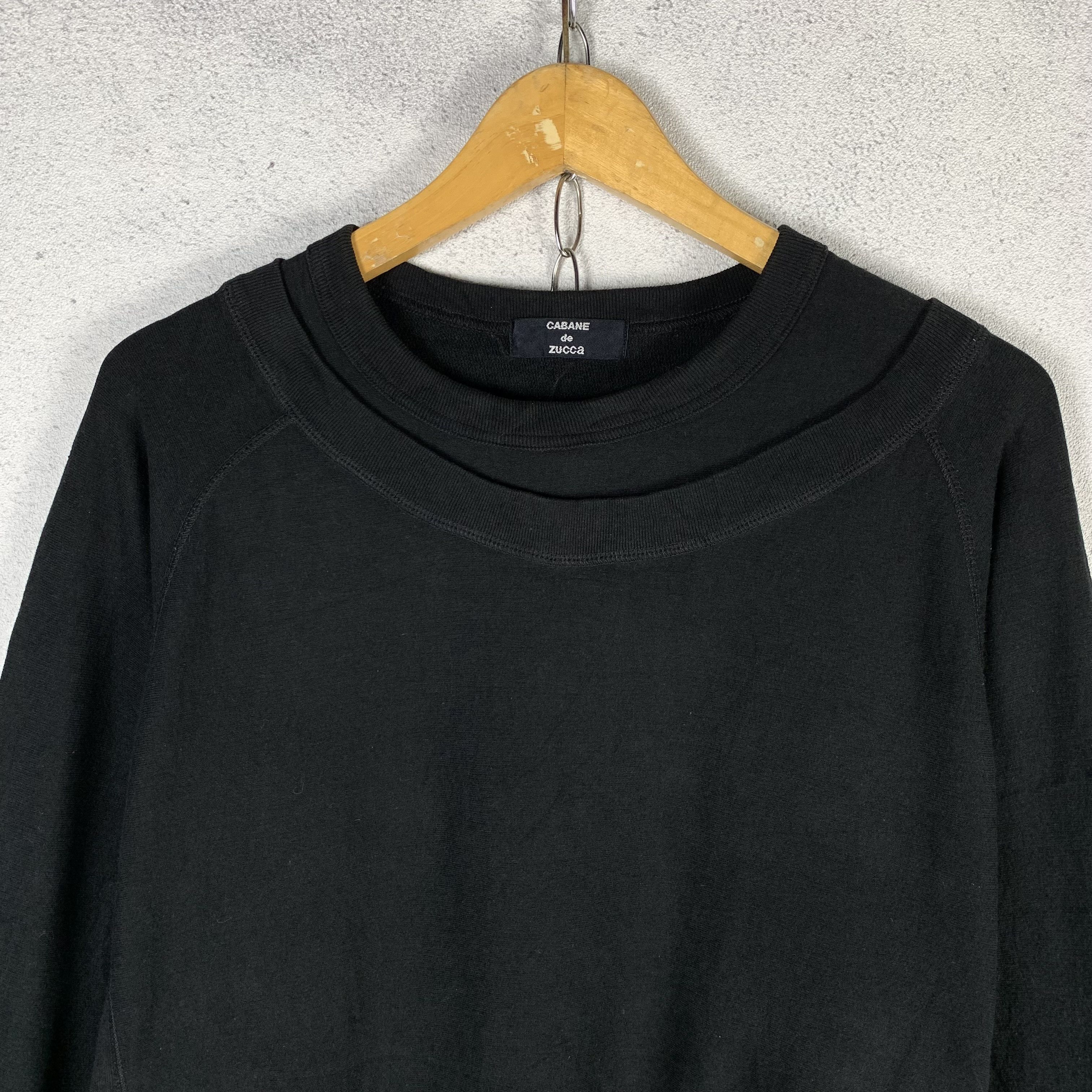 CABANE de ZUCCa Cabane De Zucca Double Neck Sweatshirt Crewneck Size US M / EU 48-50 / 2 - 2 Thumbnail