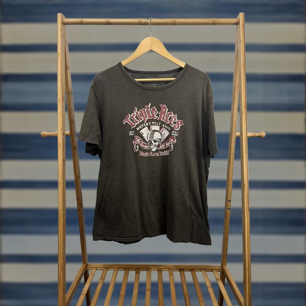 Lucky Brand Lucky Brand T-Shirt XL Adults Brown 50s Gradient Faded Vintage Reproduction 60s VTG Sun Aces Santa Cruz Triple Size US XL / EU 56 / 4 - 1 Thumbnail