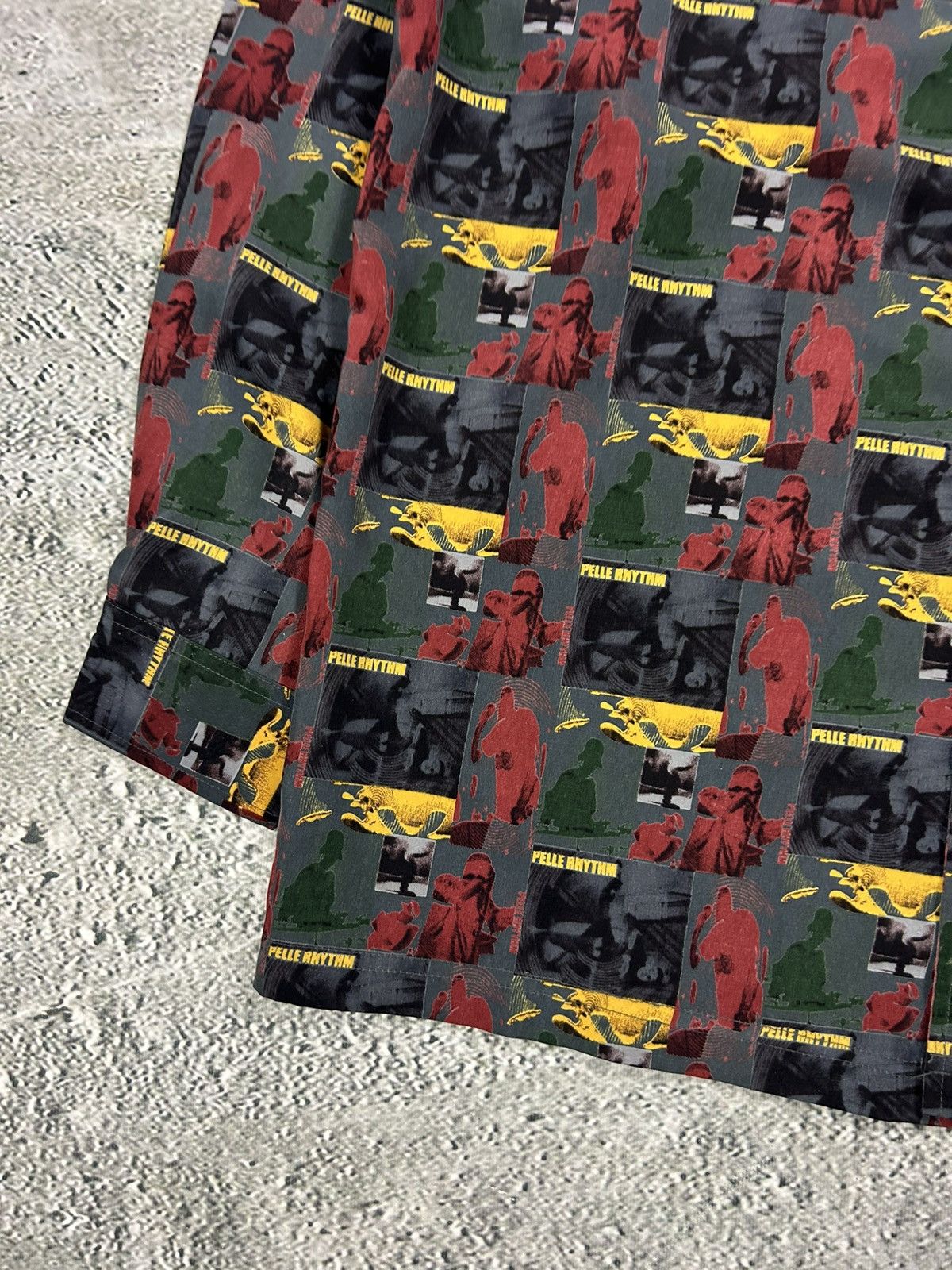 Pelle Pelle Pelle Pelle vintage full print Shirt button up music rhytm Size US L / EU 52-54 / 3 - 3 Thumbnail