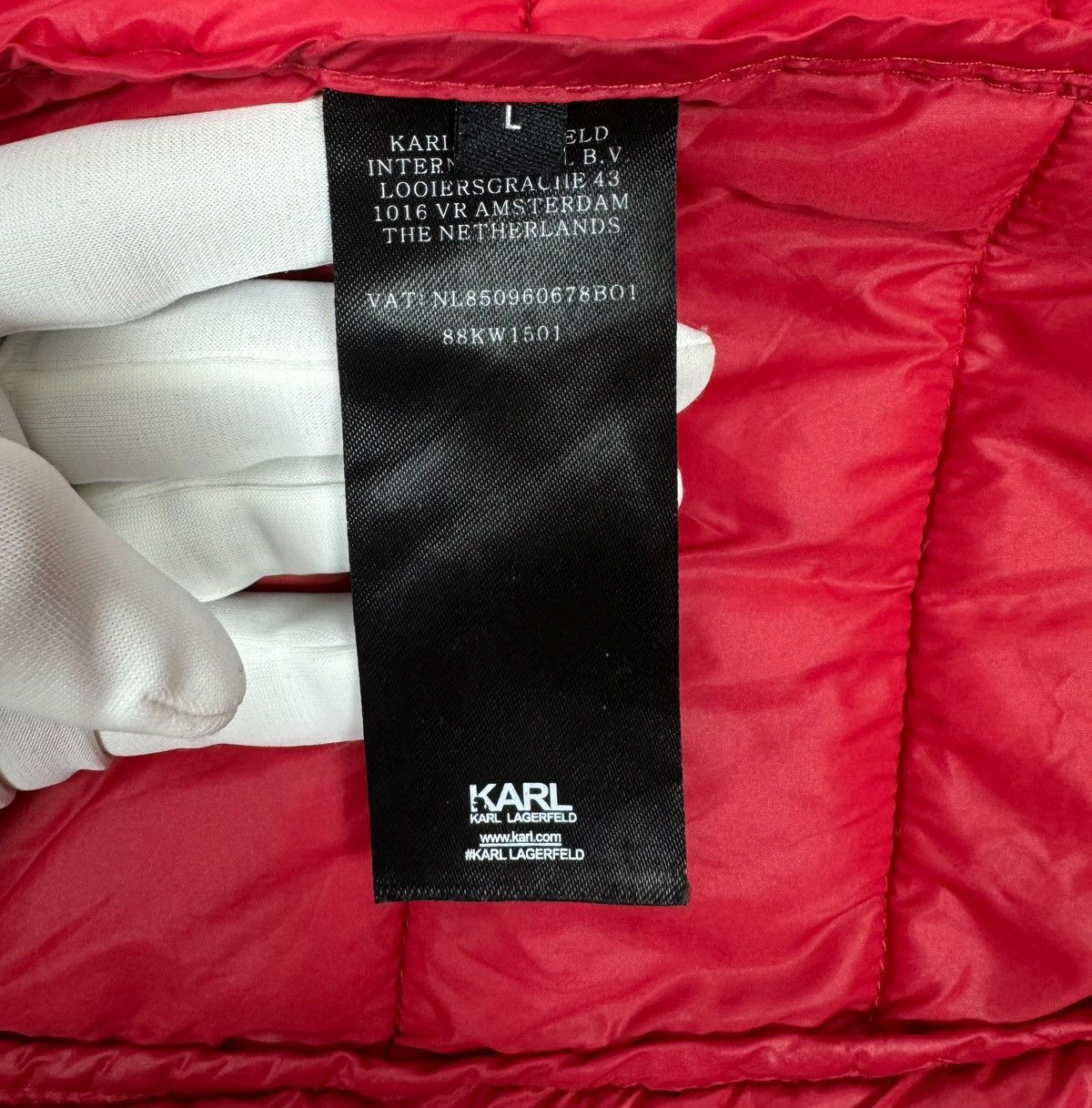 Karl Lagerfeld Karl Lagerfeld Faux Down Quilted Jacket size L Size L / US 10 / IT 46 - 13 Thumbnail