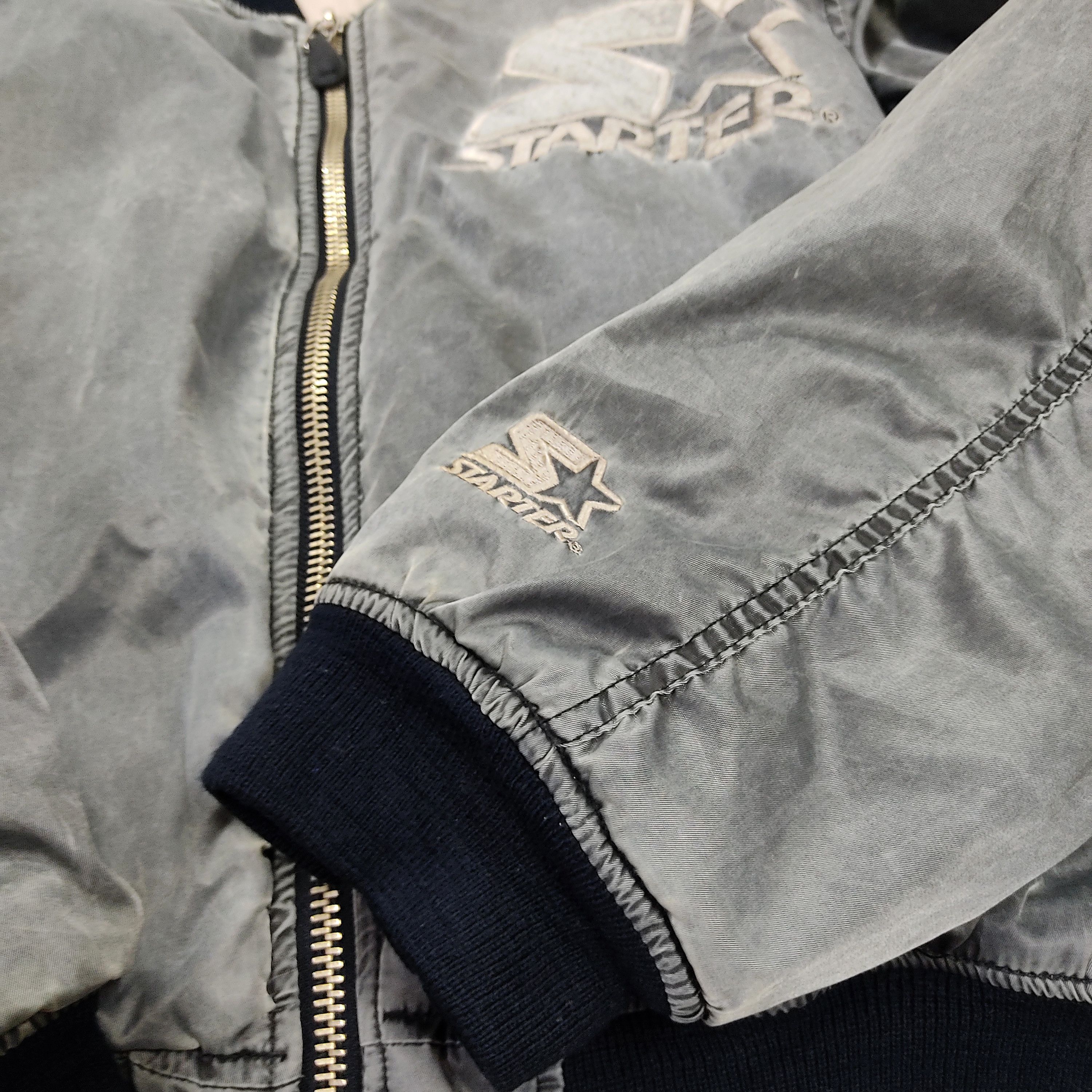 Starter Vintage Faded Grey Starter USA Bomber Jacket Size US L / EU 52-54 / 3 - 7 Thumbnail