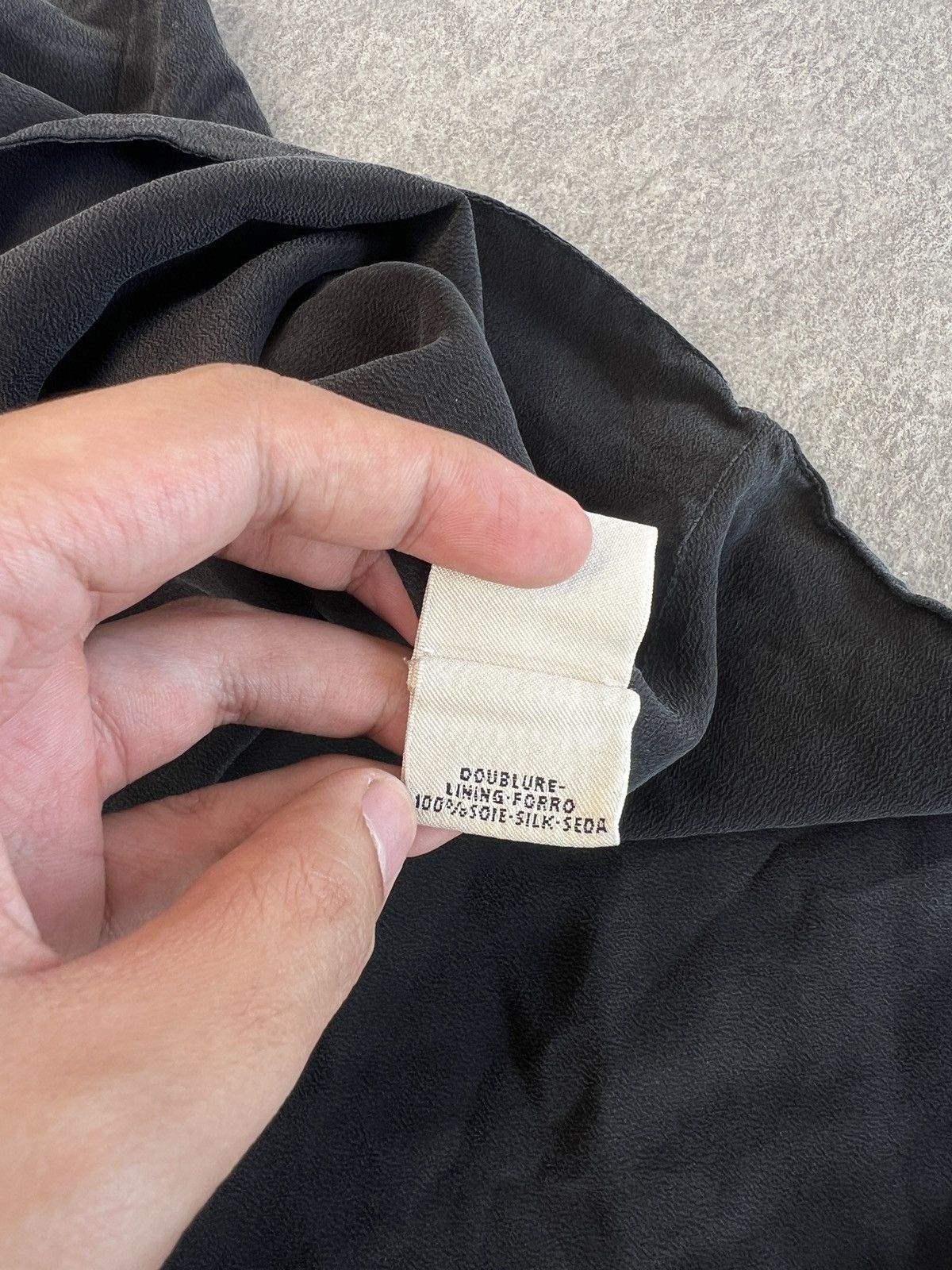 Hermes Rare Vintage Hermès Paris Black Silk Sleeveless Top – France Size S / US 4 / IT 40 - 8 Thumbnail