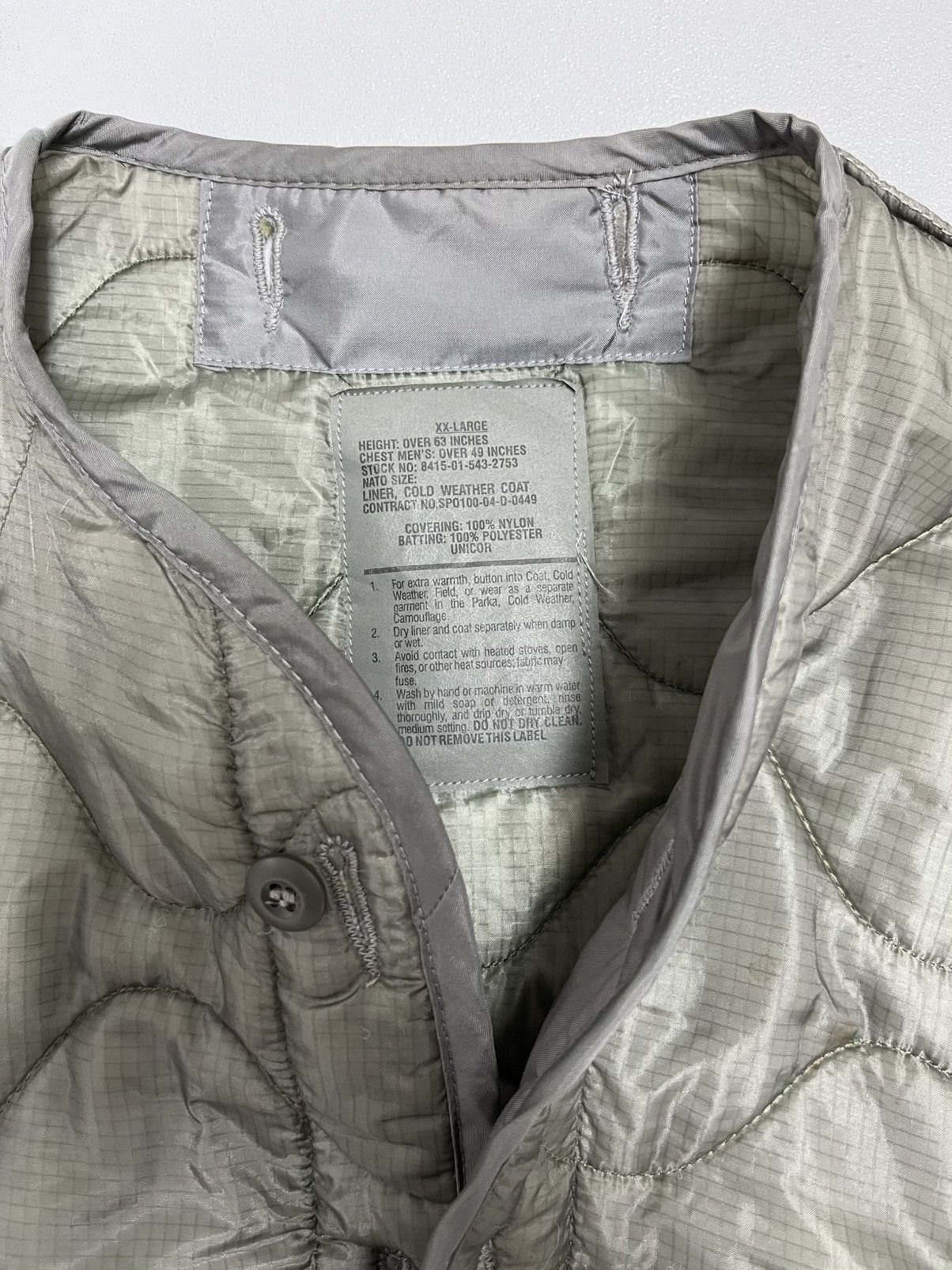 Vintage Field Jacket Liner (NATO) Size US XXL / EU 58 / 5 - 3 Thumbnail