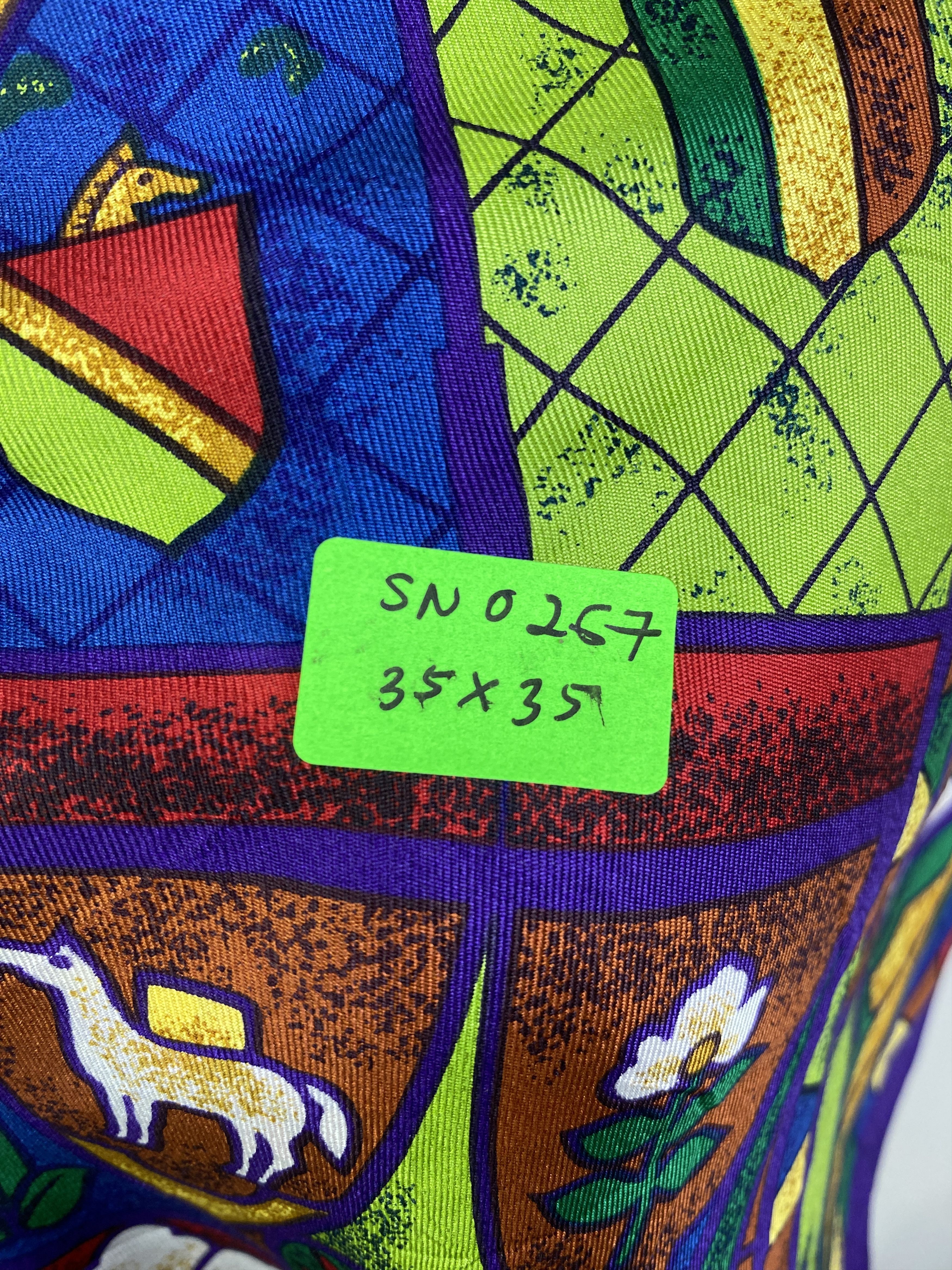 Japanese Brand Vintage Japanese Brand Silk Scarf / Silk Shawl SN0267 Size ONE SIZE - 6 Thumbnail