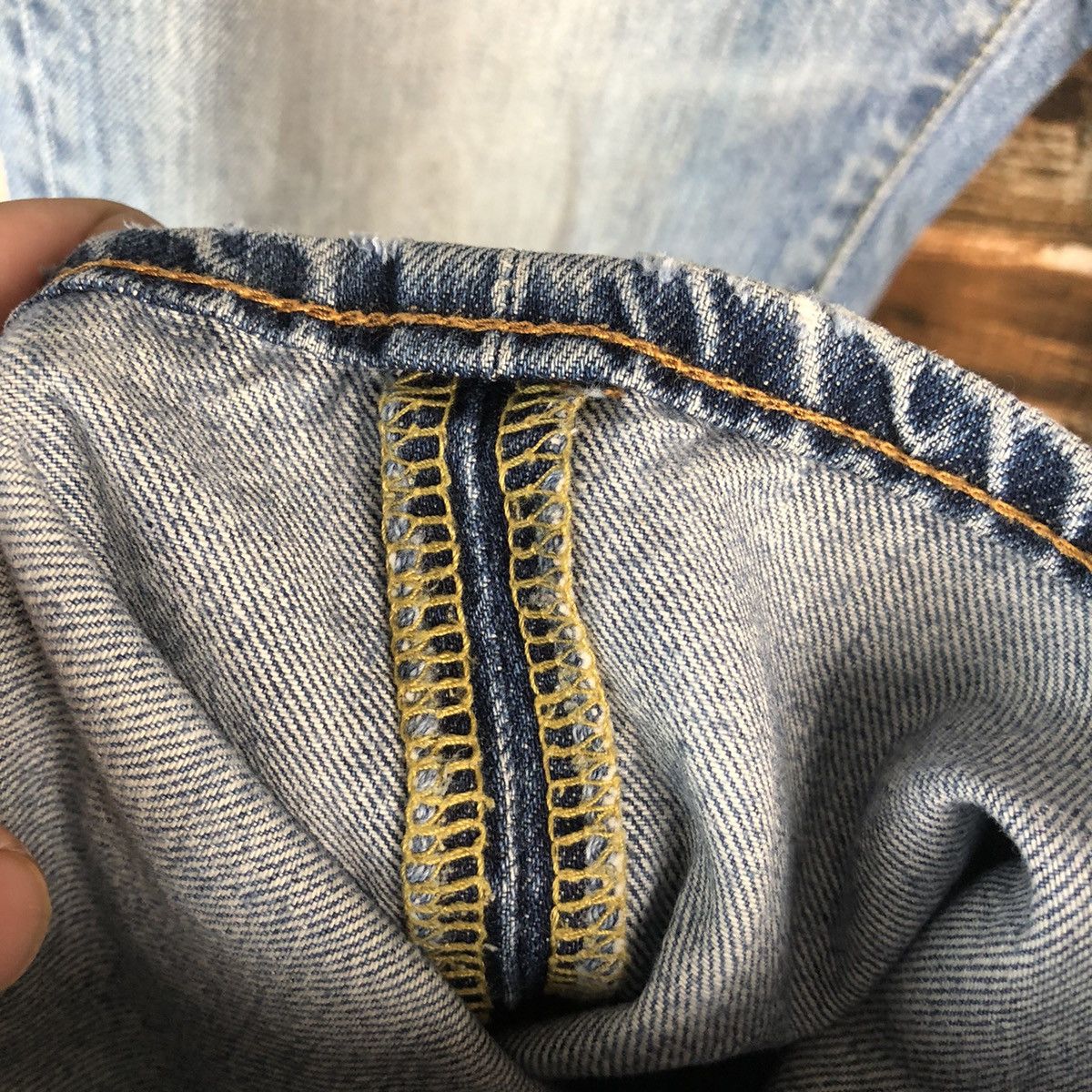 Uniqlo DL Uniqlo Jeans Blue Distressed Denim Pants #C154 Size US 31 - 10 Thumbnail